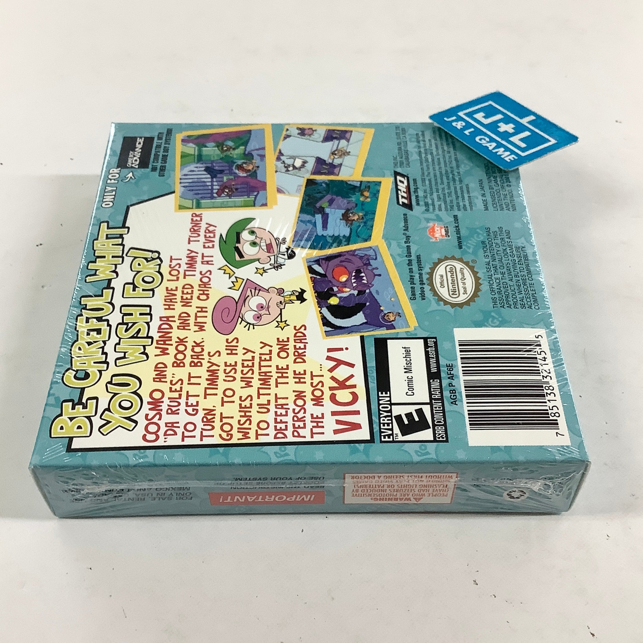 The Fairly OddParents! Breakin' Da Rules - (GBA) Game Boy Advance Video Games THQ