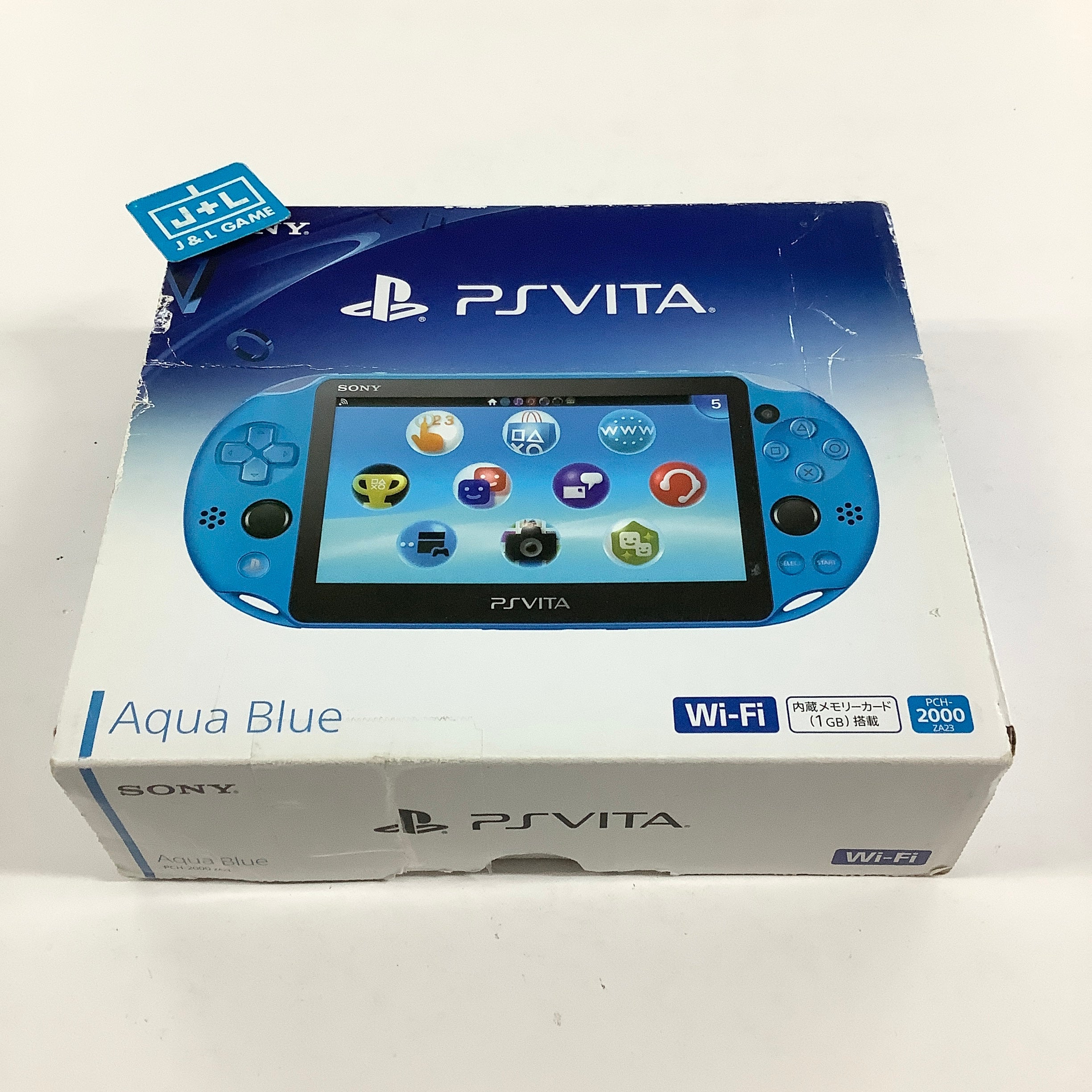 Sony PlayStation Vita 2000 Wi-Fi (Aqua Blue) - (PSV) PlayStation Vita [Pre-Owned] (Japanese Import) Consoles Sony