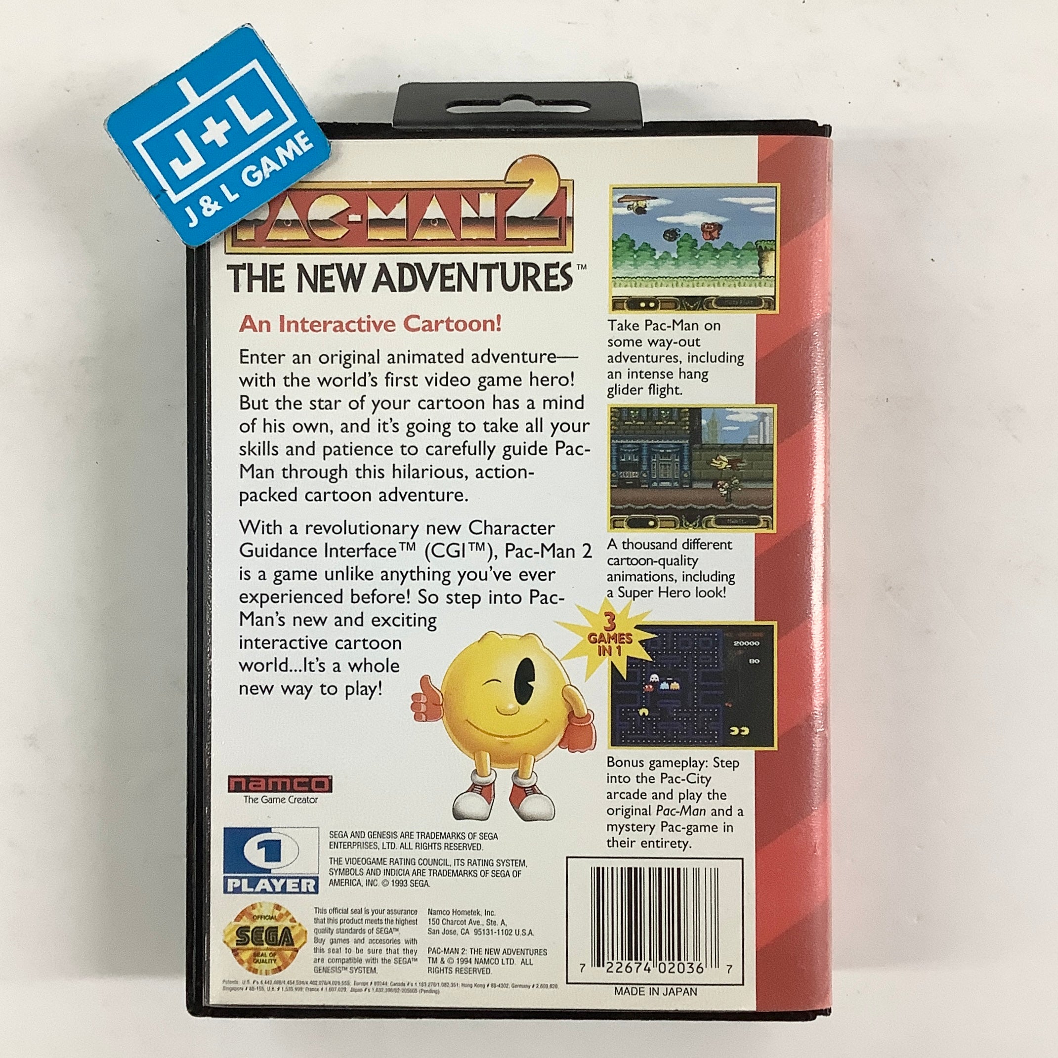 Pac-Man 2: The New Adventures - (SG) SEGA Genesis [Pre-Owned] Video Games Namco