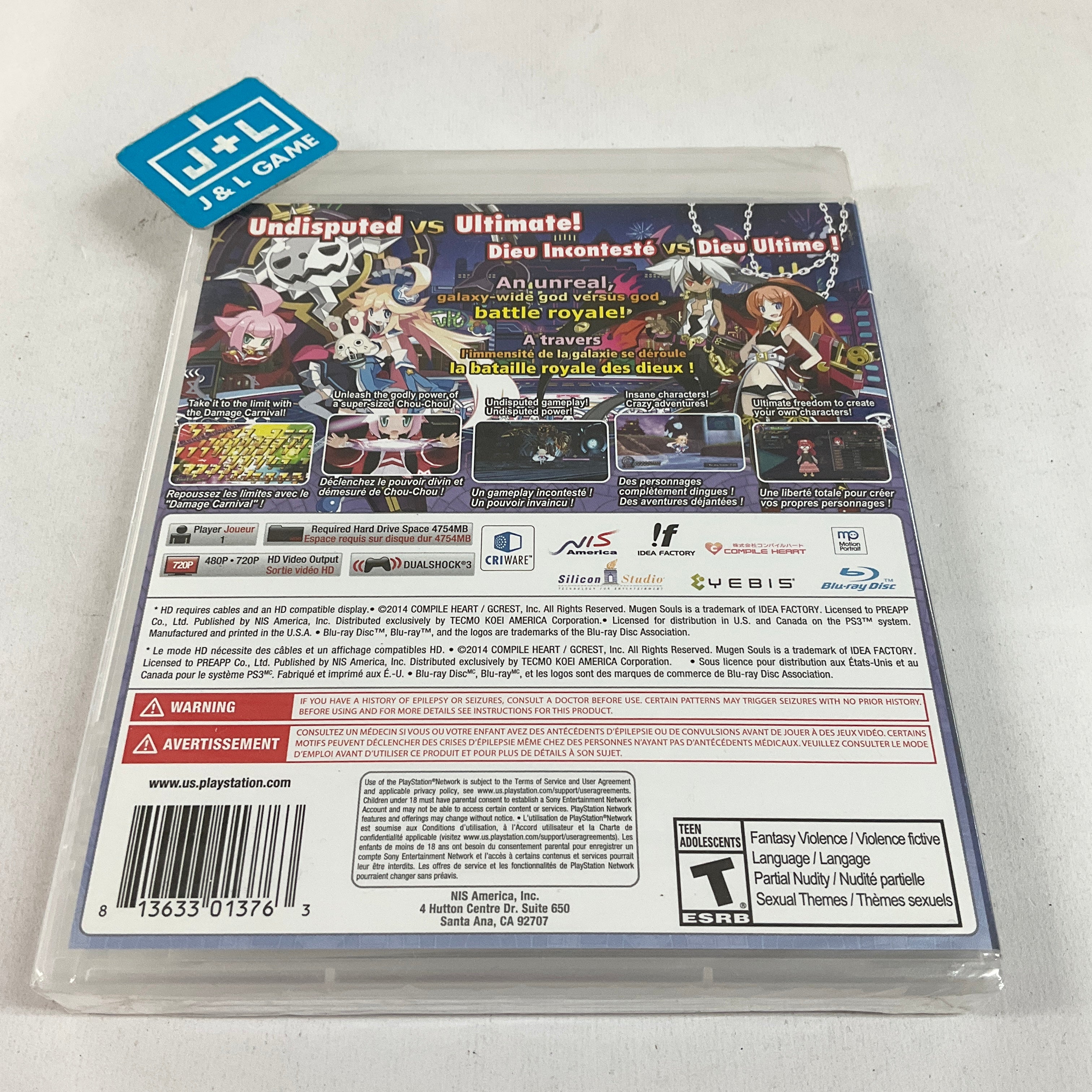 Mugen Souls Z - (PS3) PlayStation 3 Video Games NIS America