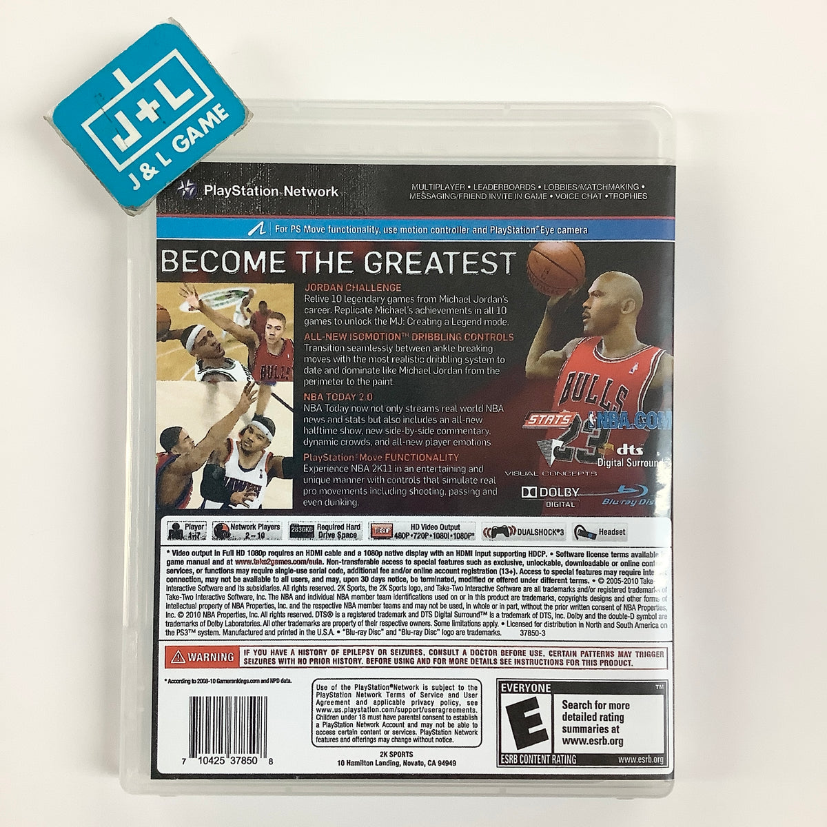 NBA 2K11 - (PS3) PlayStation 3 [Pre-Owned] Video Games 2K Sports