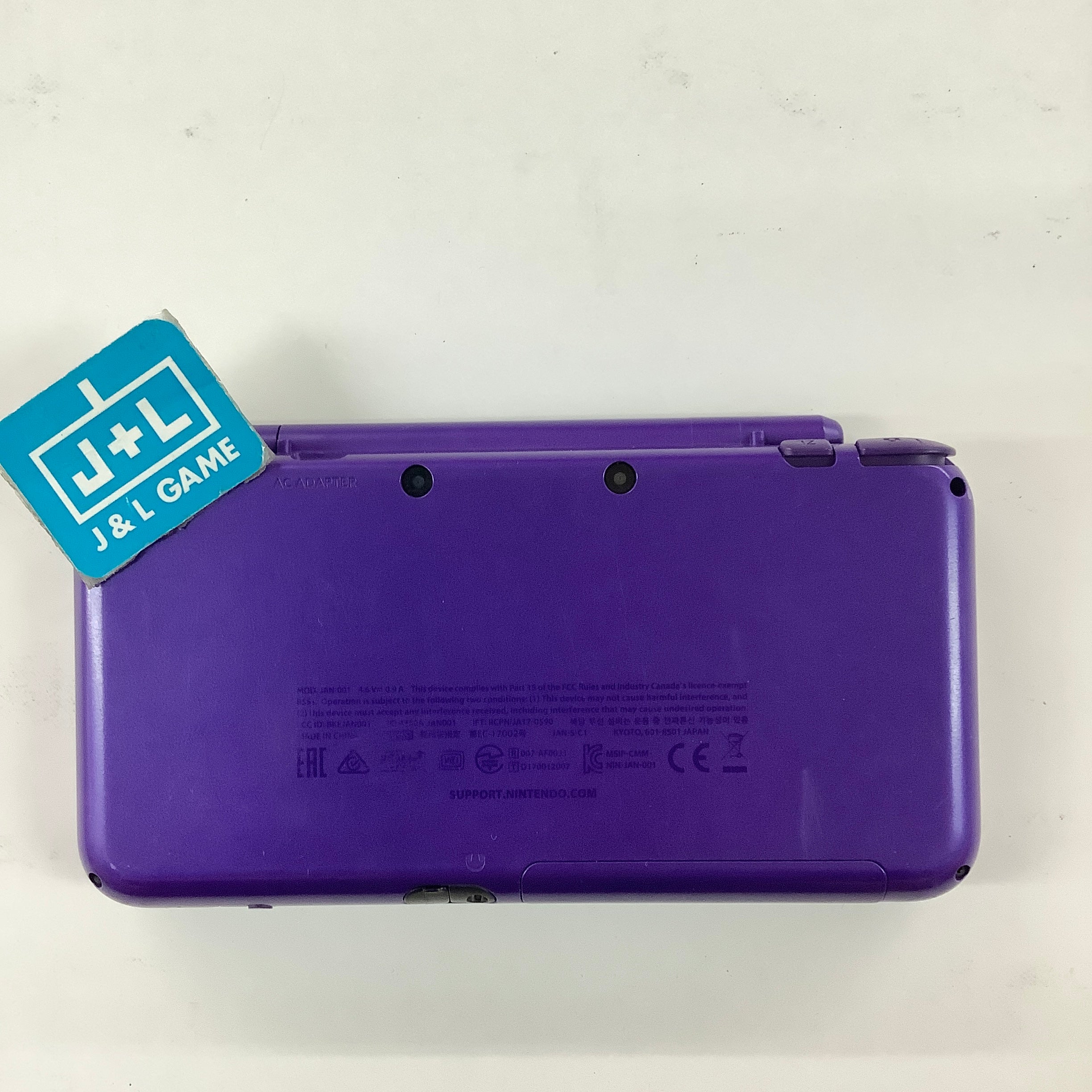 New Nintendo 2DS XL Console (Purple + Silver) - Nintendo 3DS [Pre-Owned]
