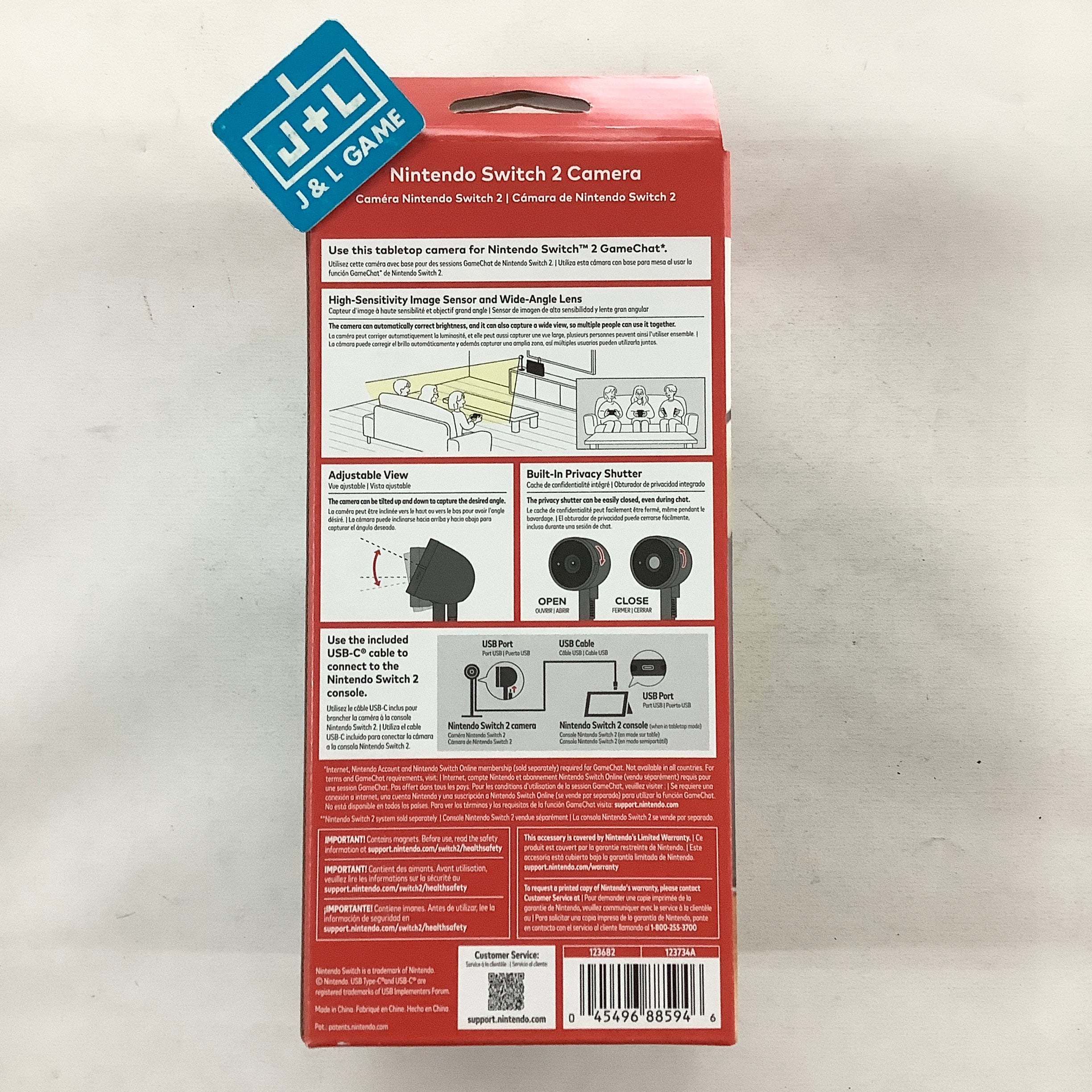 Nintendo Switch 2 Camera - (NS2) Nintendo Switch 2 Accessories Nintendo