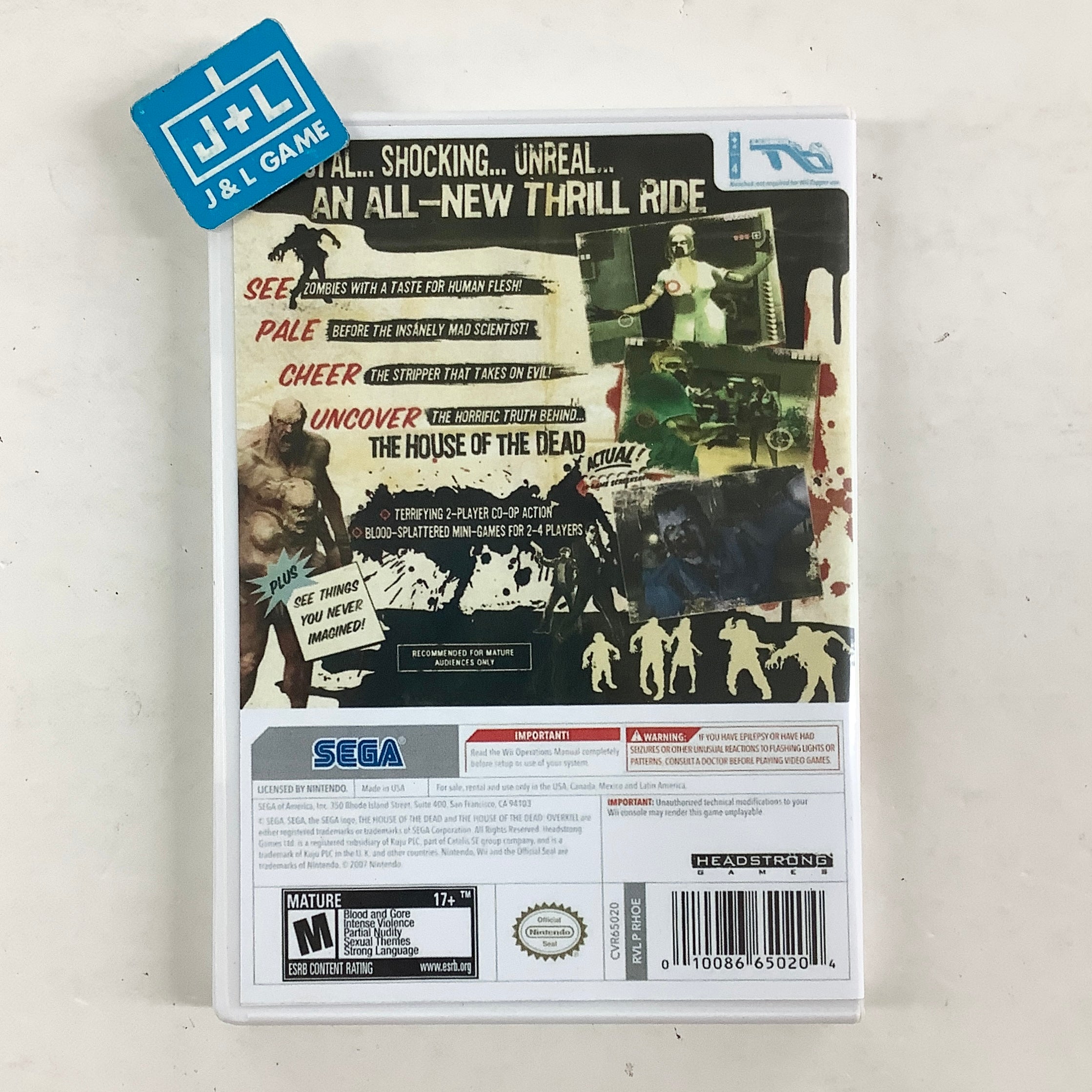 The House of the Dead: Overkill - Nintendo Wii [Pre-Owned]