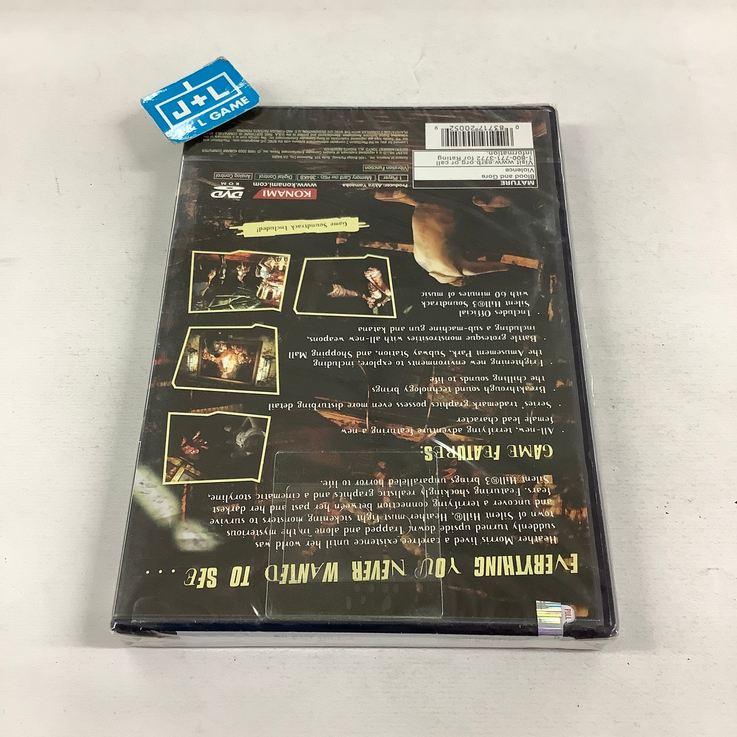 Silent Hill 3 - (PS2) PlayStation 2 Video Games Konami