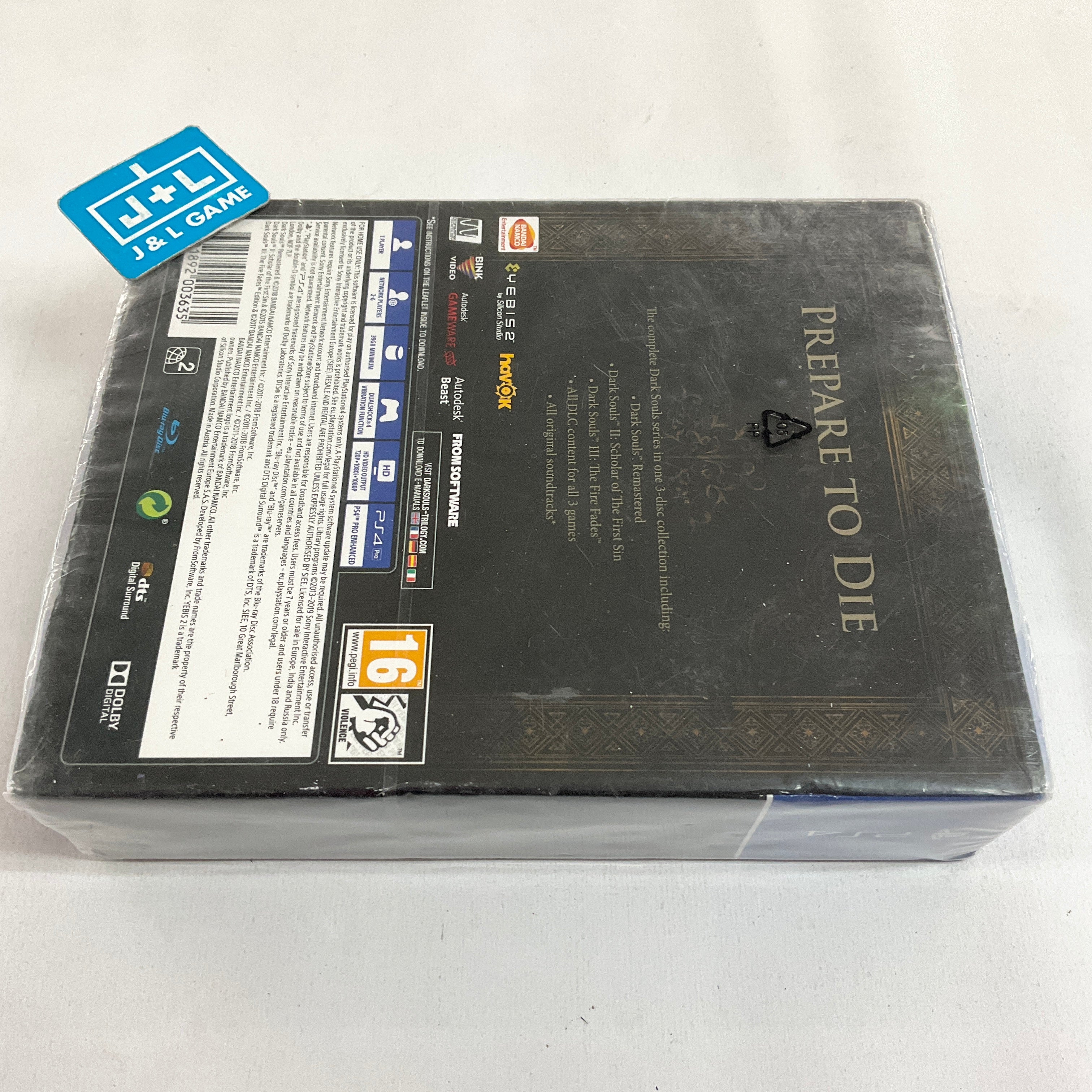 Dark Souls Trilogy - (PS4) PlayStation 4 (European Import) | J&L Game