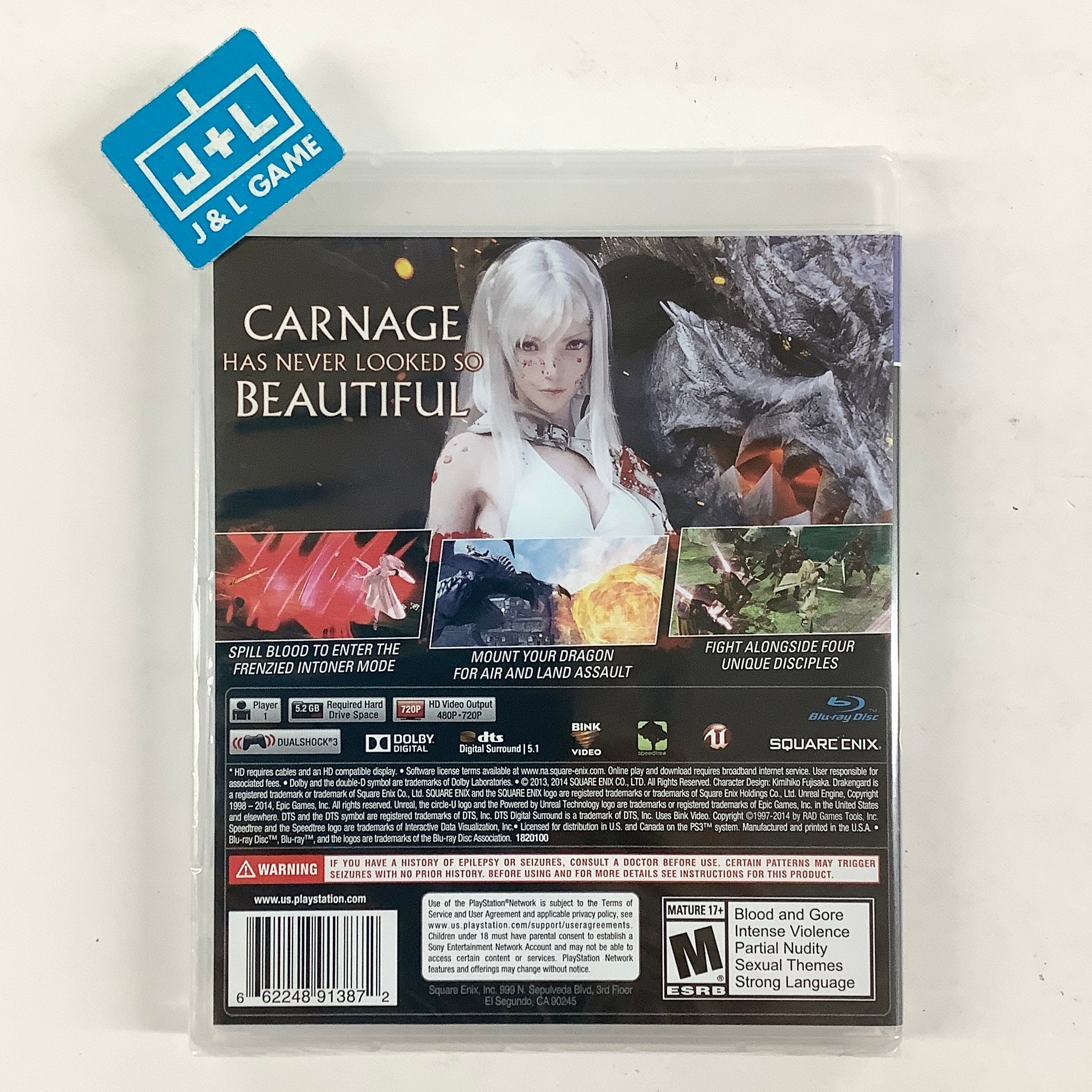Drakengard 3 - (PS3) PlayStation 3 Video Games Square Enix