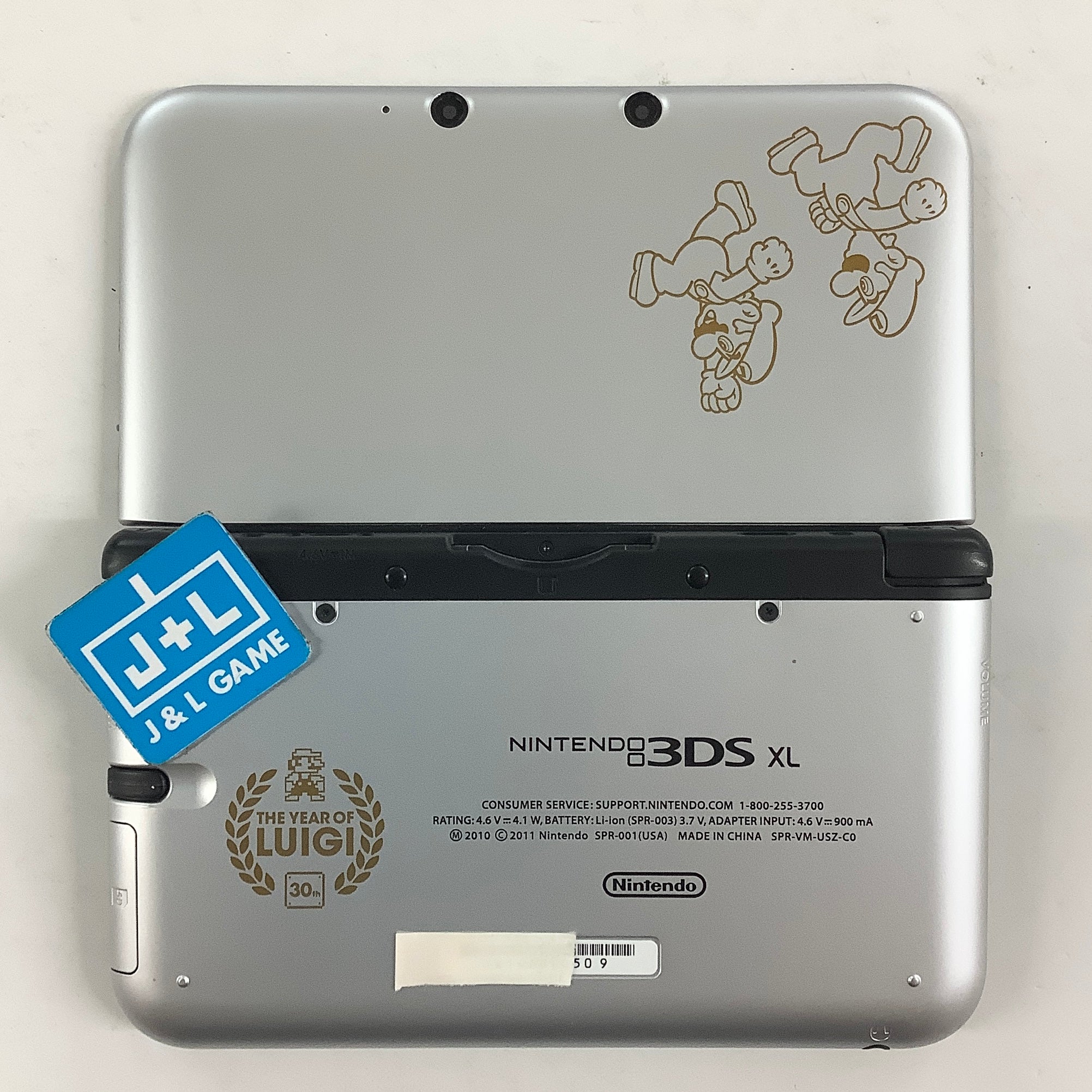 Nintendo 3DS XL ConsoleL (Silver Mario & Luigi) - Nintendo 3DS [Pre-Owned] Consoles Nintendo