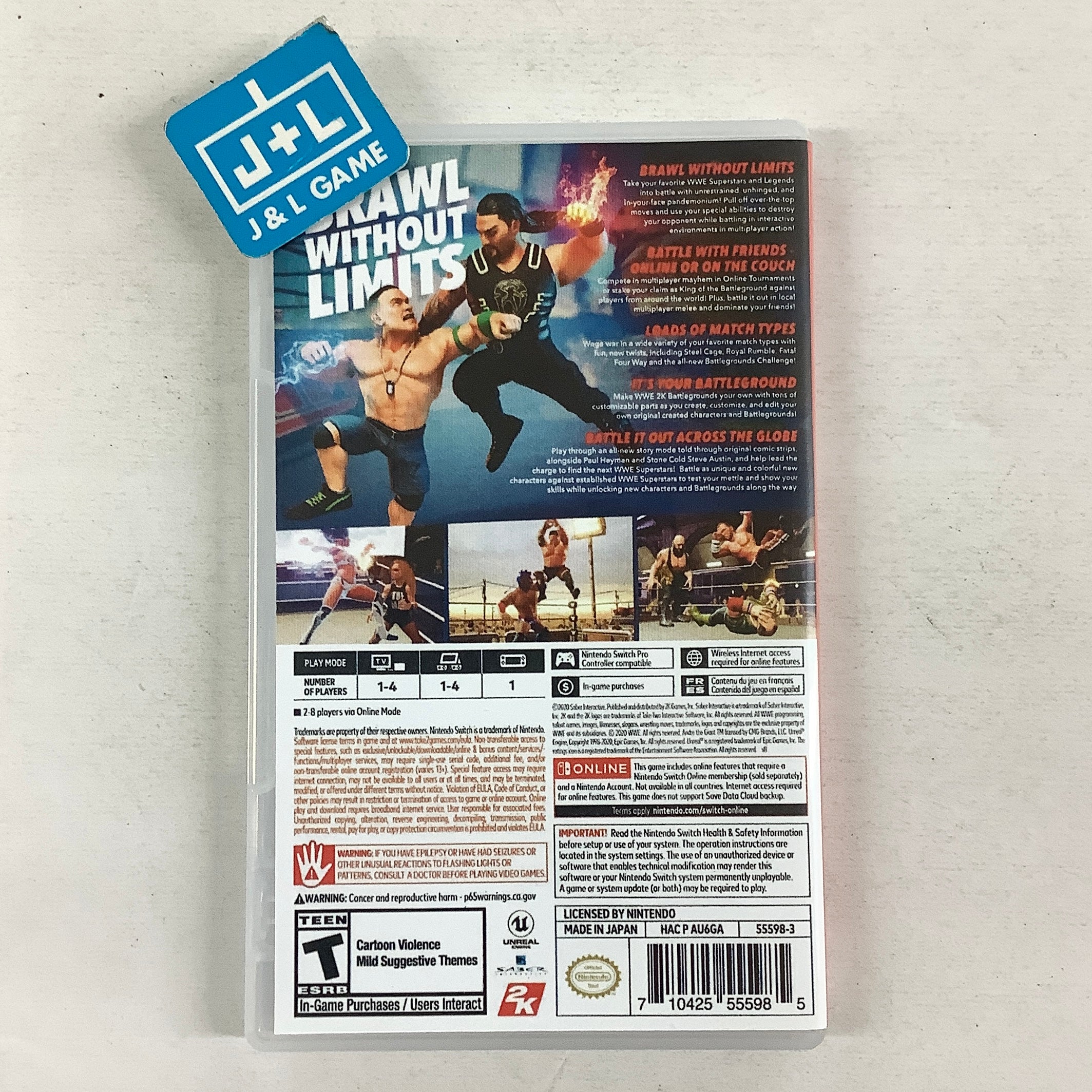 WWE 2K Battlegrounds - (NSW) Nintendo Switch [Pre-Owned] Video Games 2K Games