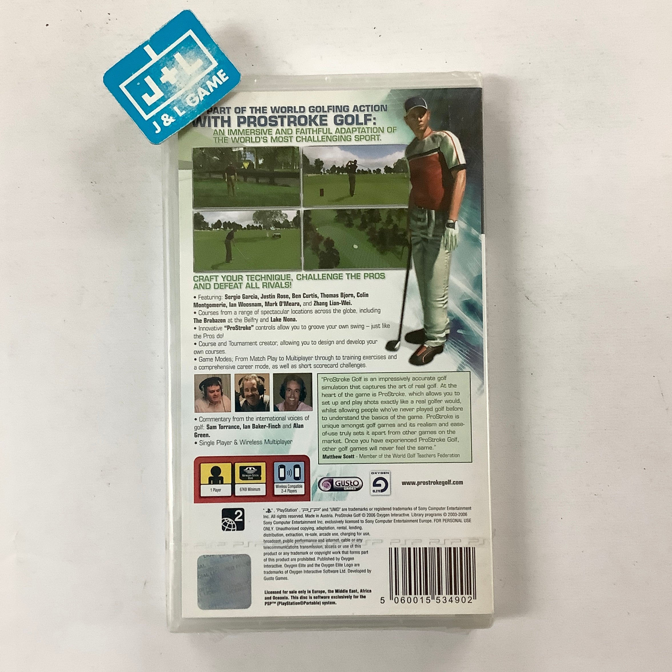 Pro Stroke Golf World Tour 2007 - SONY PSP (European Import) Video Games Oxygen Interactive   