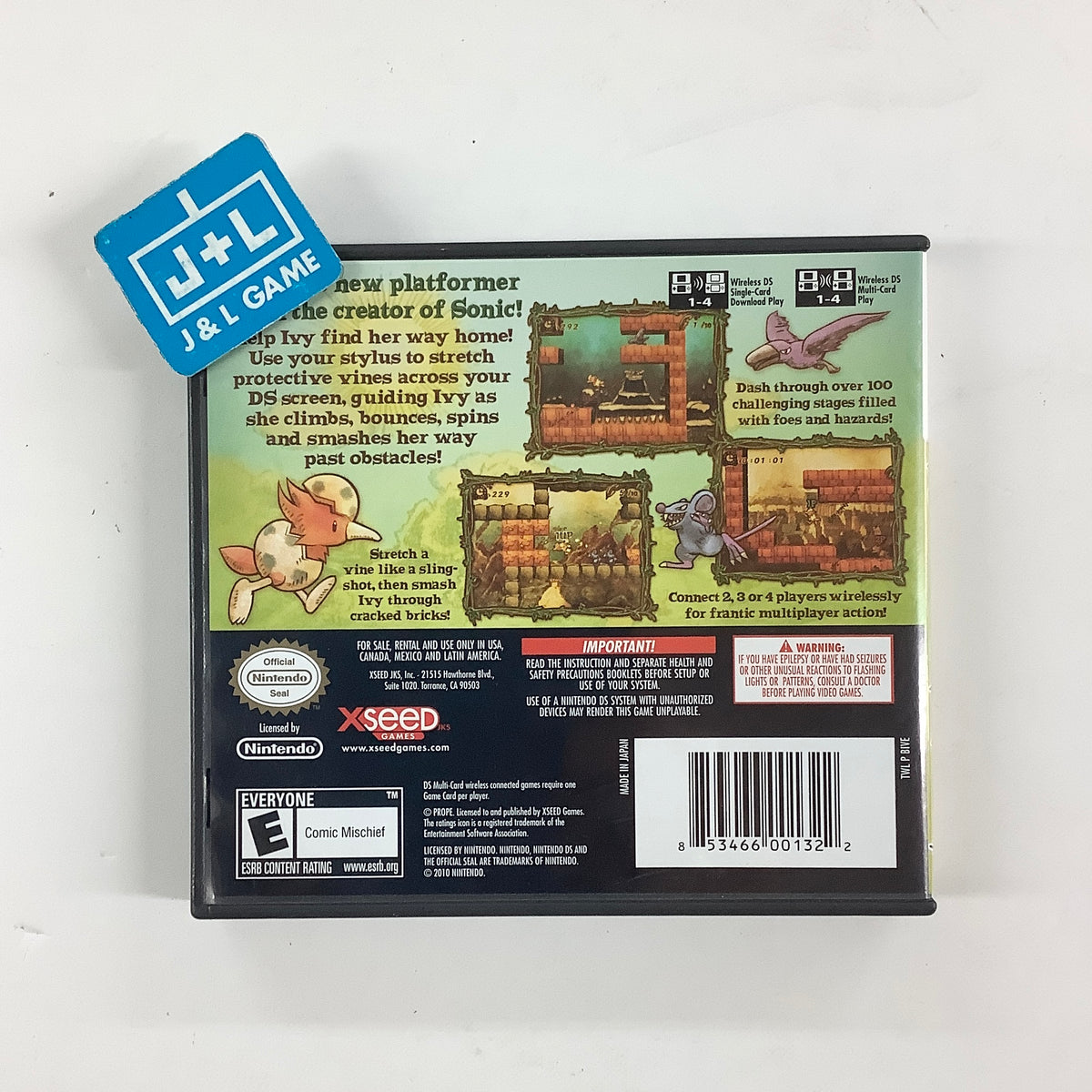 Ivy the Kiwi? - (NDS) Nintendo DS [Pre-Owned] Video Games Marvelous Entertainment