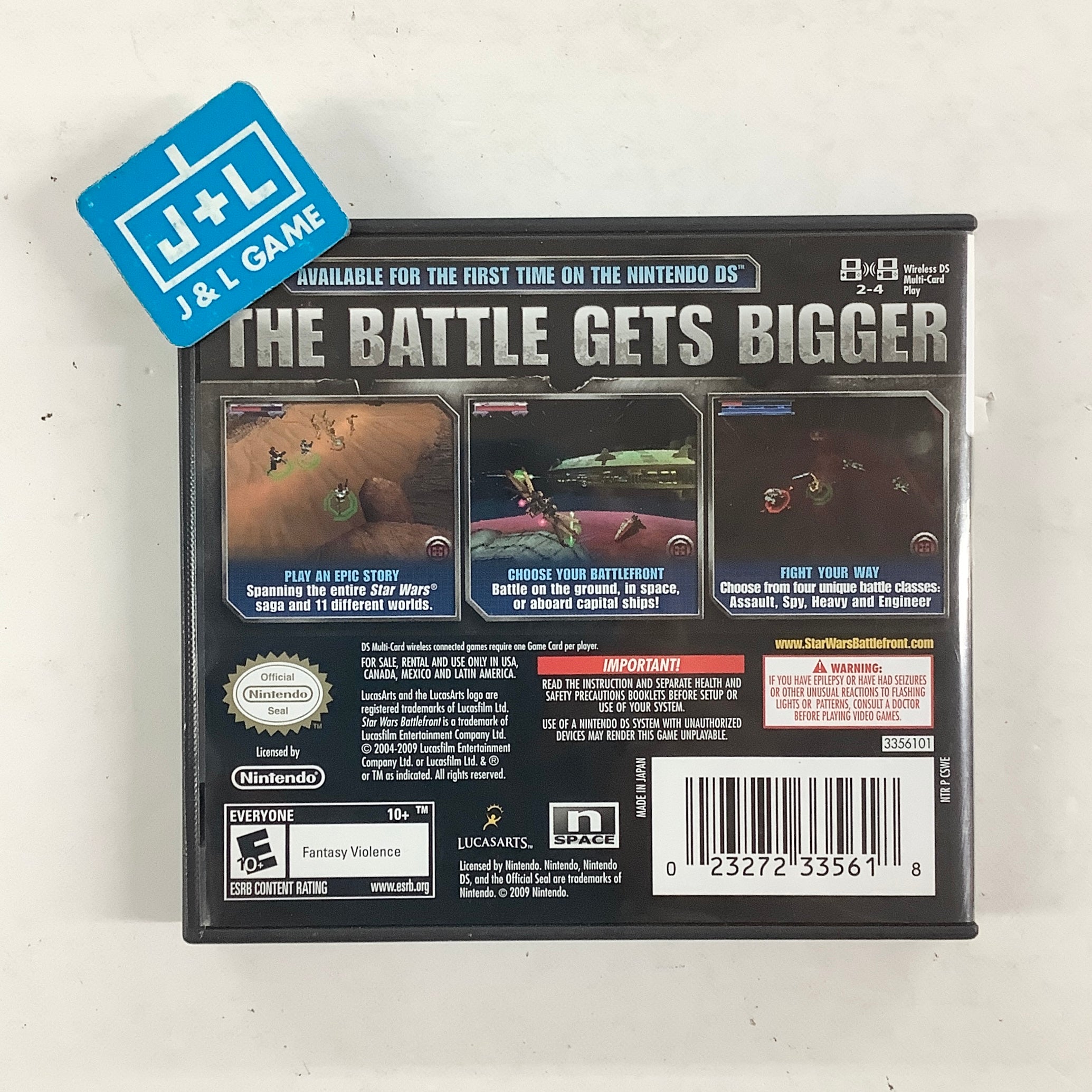 Star Wars Battlefront: Elite Squadron - (NDS) Nintendo DS [Pre-Owned] Video Games LucasArts