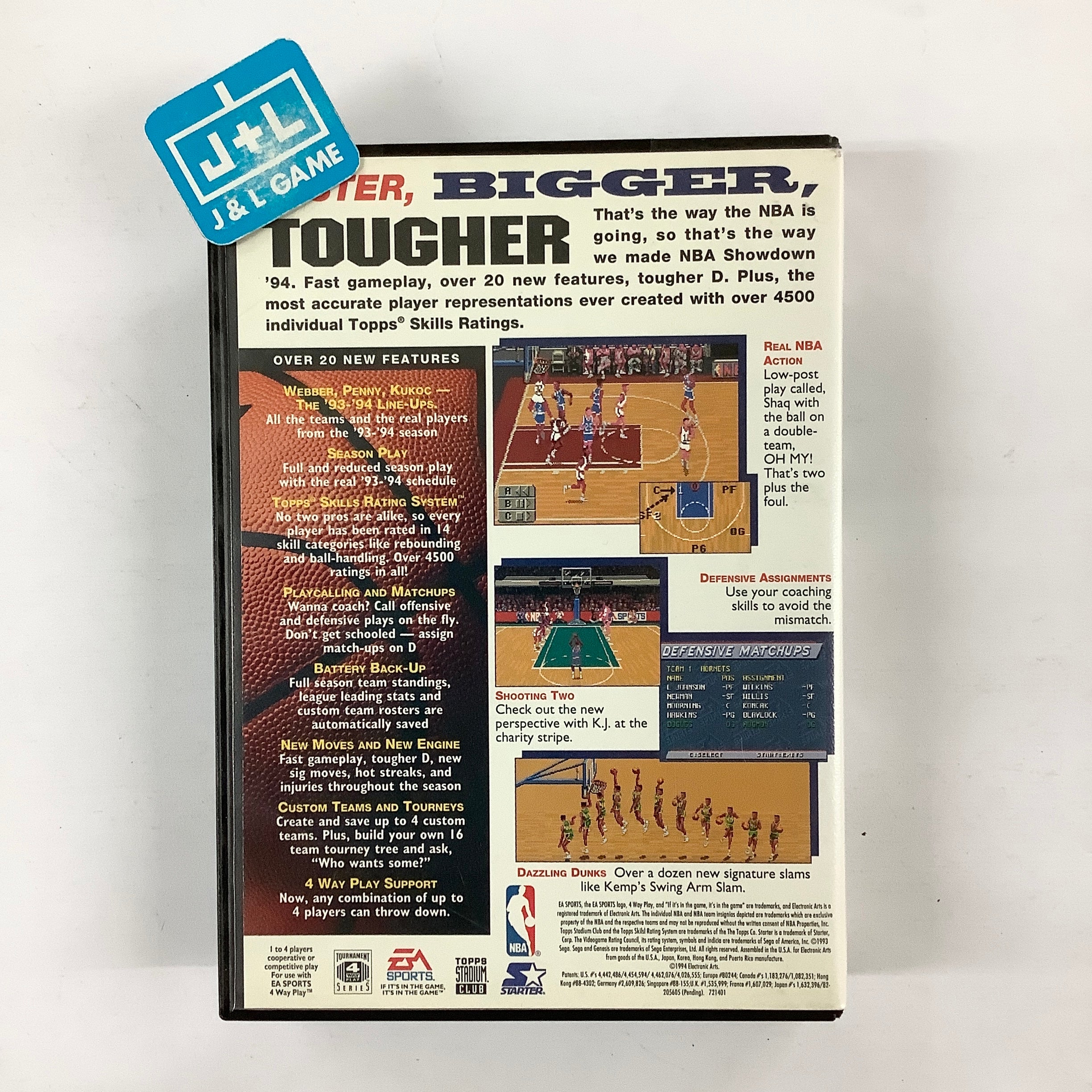 NBA Showdown '94 - (SG) SEGA Genesis [Pre-Owned] | J&L Game