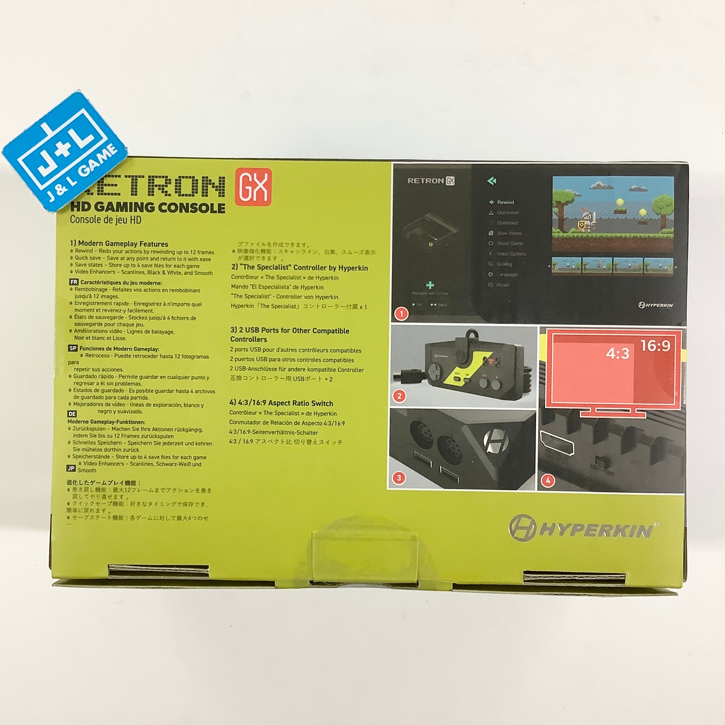 Hyperkin RetroN GX HD Console - (TG16) TurboGrafx 16 & (PCE) PC Engine Consoles Hyperkin