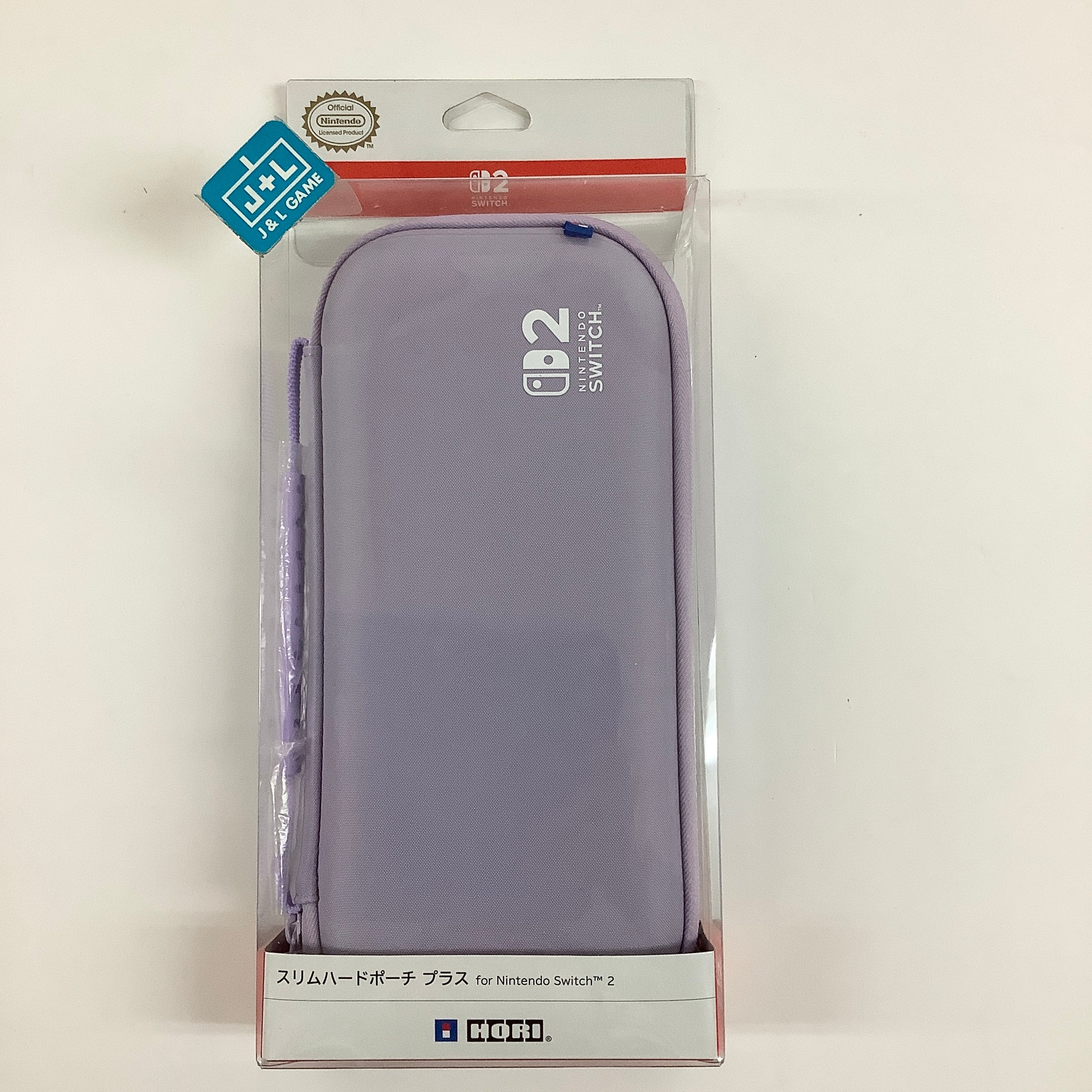 HORI Slim Hard Pouch Carry Case Plus (Pastel Purple) - (NS2)  Nintendo Switch 2 (Japanese Import)