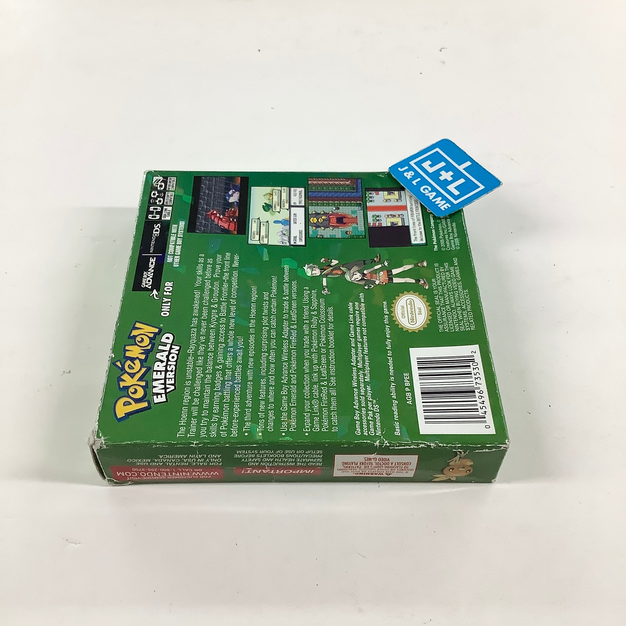 Pokemon Emerald Version - (GBA) Game Boy Advance [Pre-Owned]