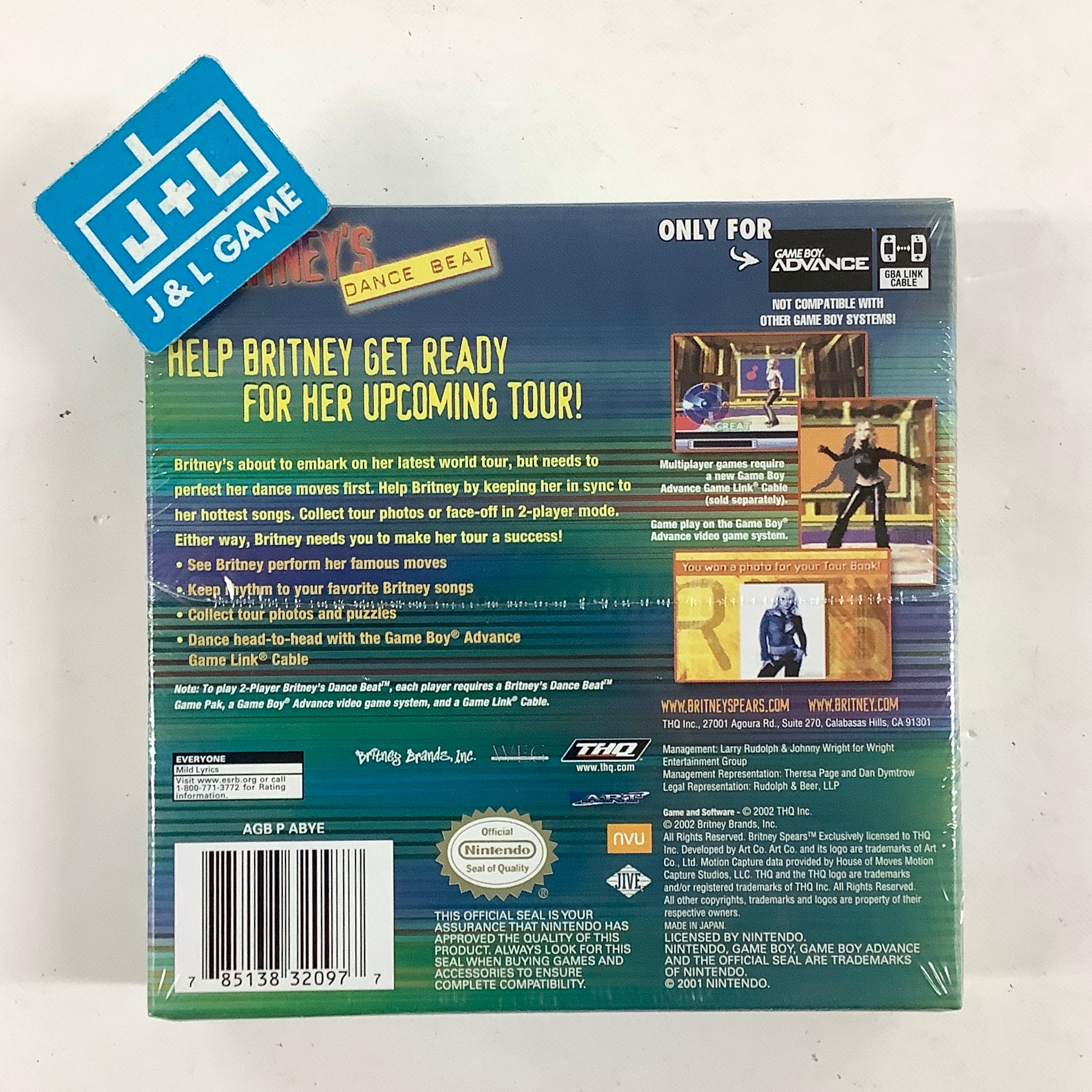 Britney's Dance Beat - (GBA) Game Boy Advance Video Games THQ