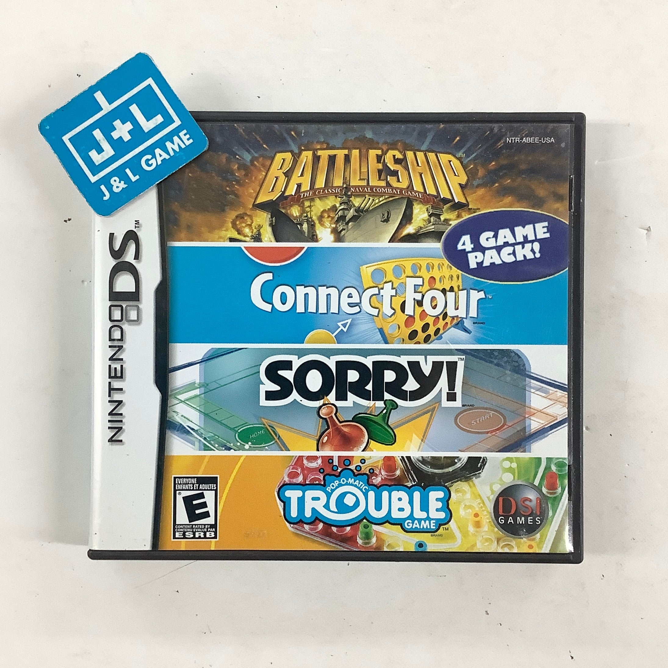 Battleship / Connect Four / Sorry! / Trouble - (NDS) Nintendo DS [Pre-Owned] Video Games DSI Games