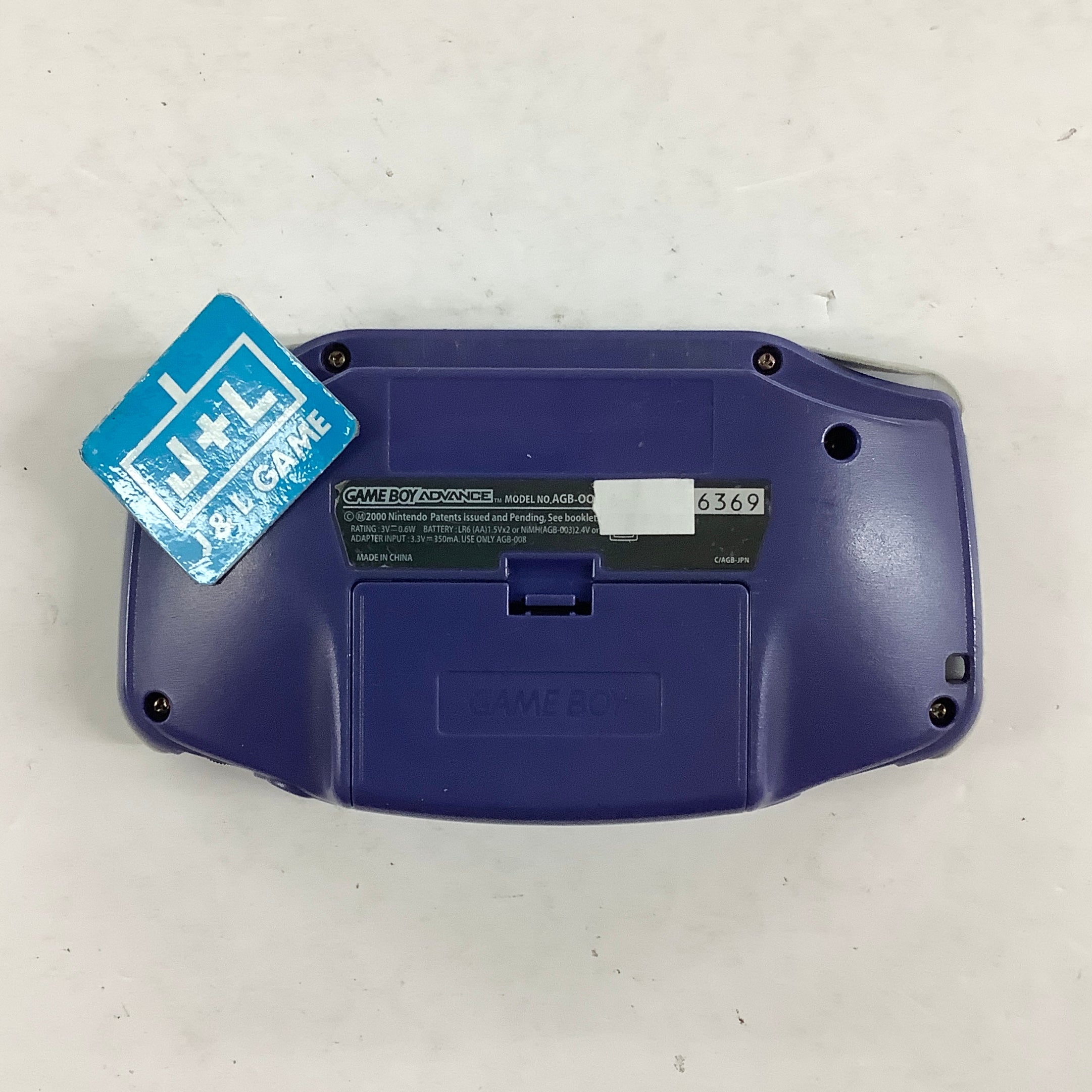 Nintendo Game Boy Advance Console (Indigo With Backlight) - (GBA) Game Boy Advance [Pre-Owned] Consoles Nintendo