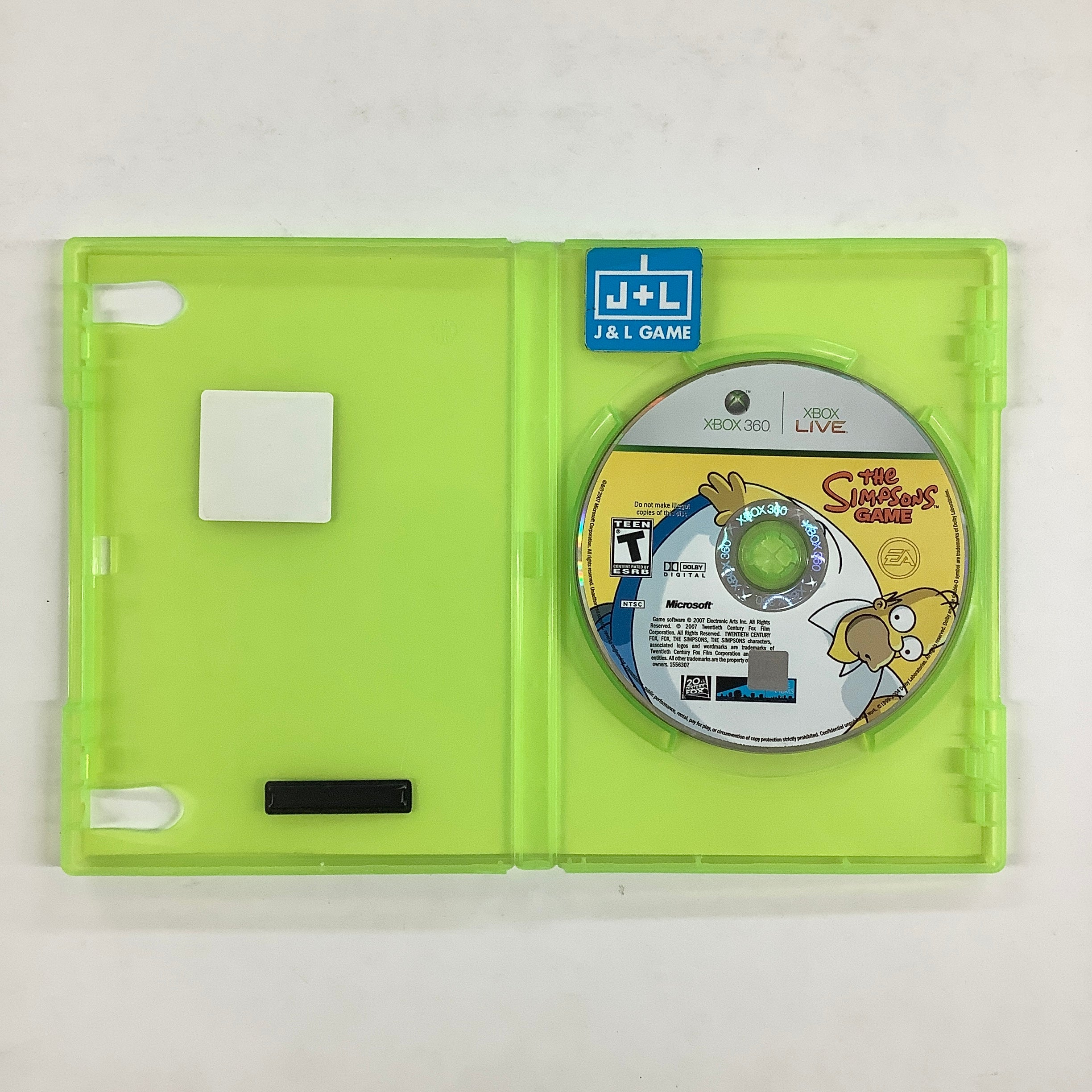 The Simpsons Game (Gamestop Exclusive) - Xbox 360 [Pre-Owned] Video Games EA Games