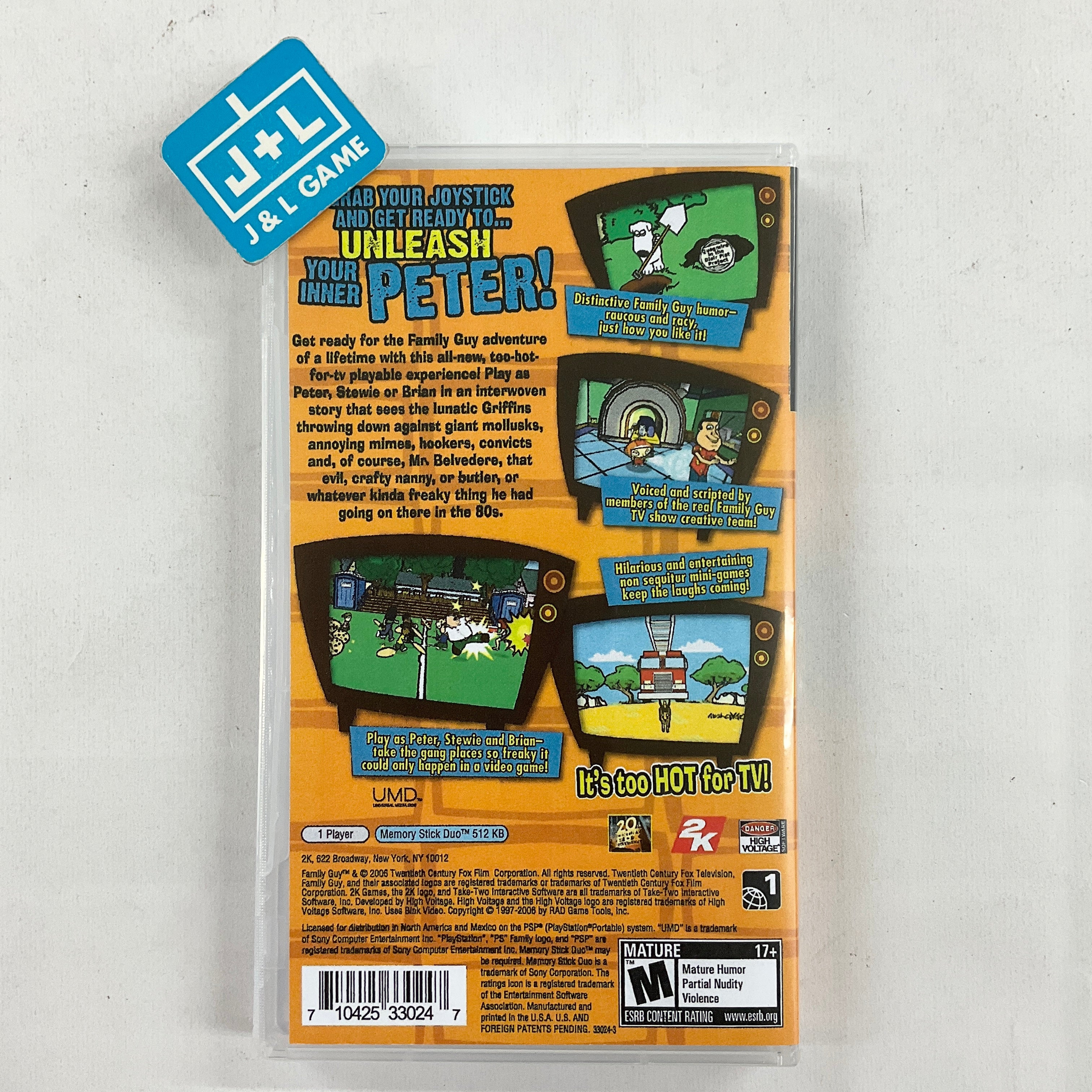 Family Guy - Sony PSP [Pre-Owned] Video Games 2K Games