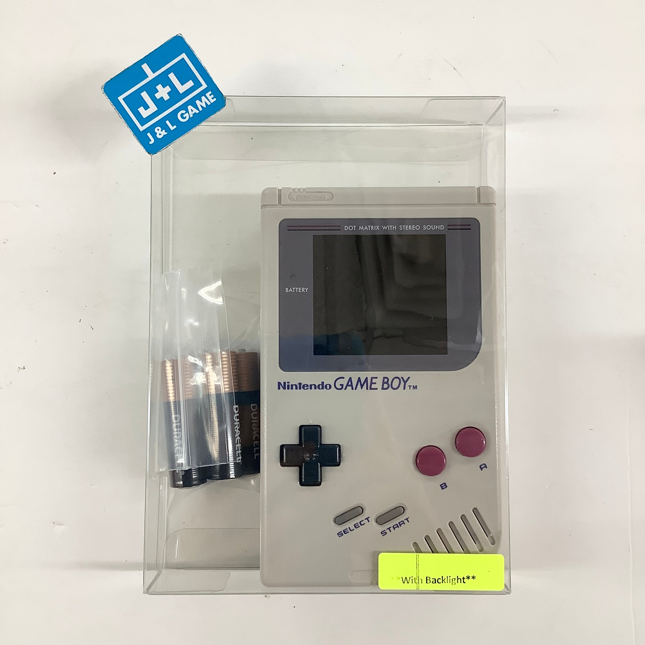 Nintendo Game Boy (Gray With Backlight) - (GB) Game Boy [Pre-Owned]