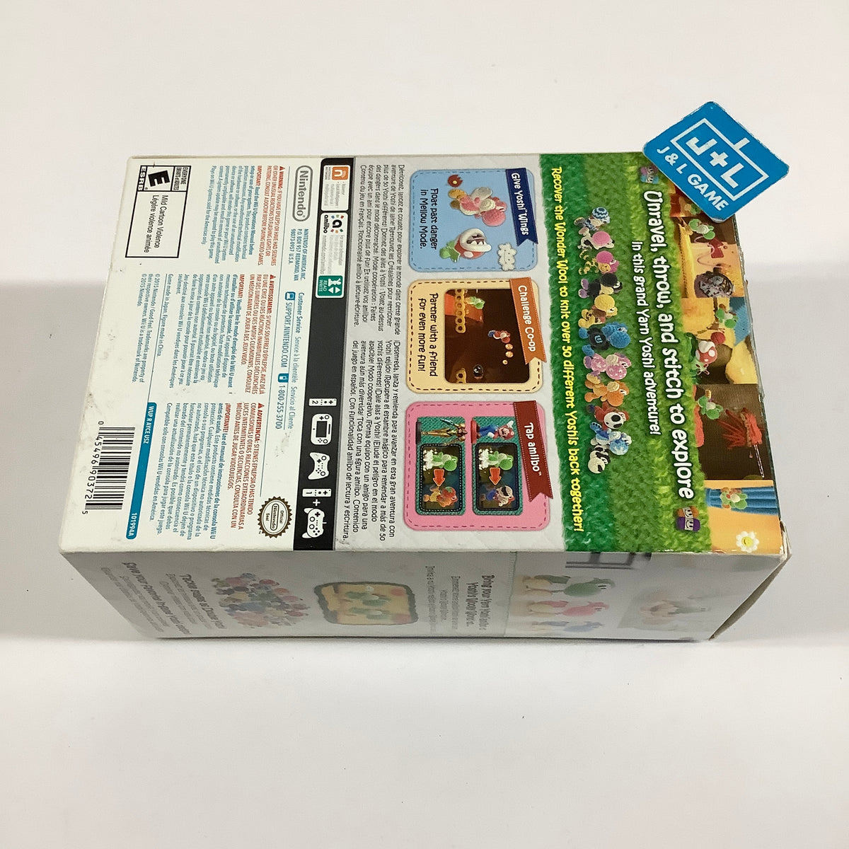 Yoshi's Woolly World + Green Yarn Yoshi amiibo - Nintendo Wii U [Pre-Owned]