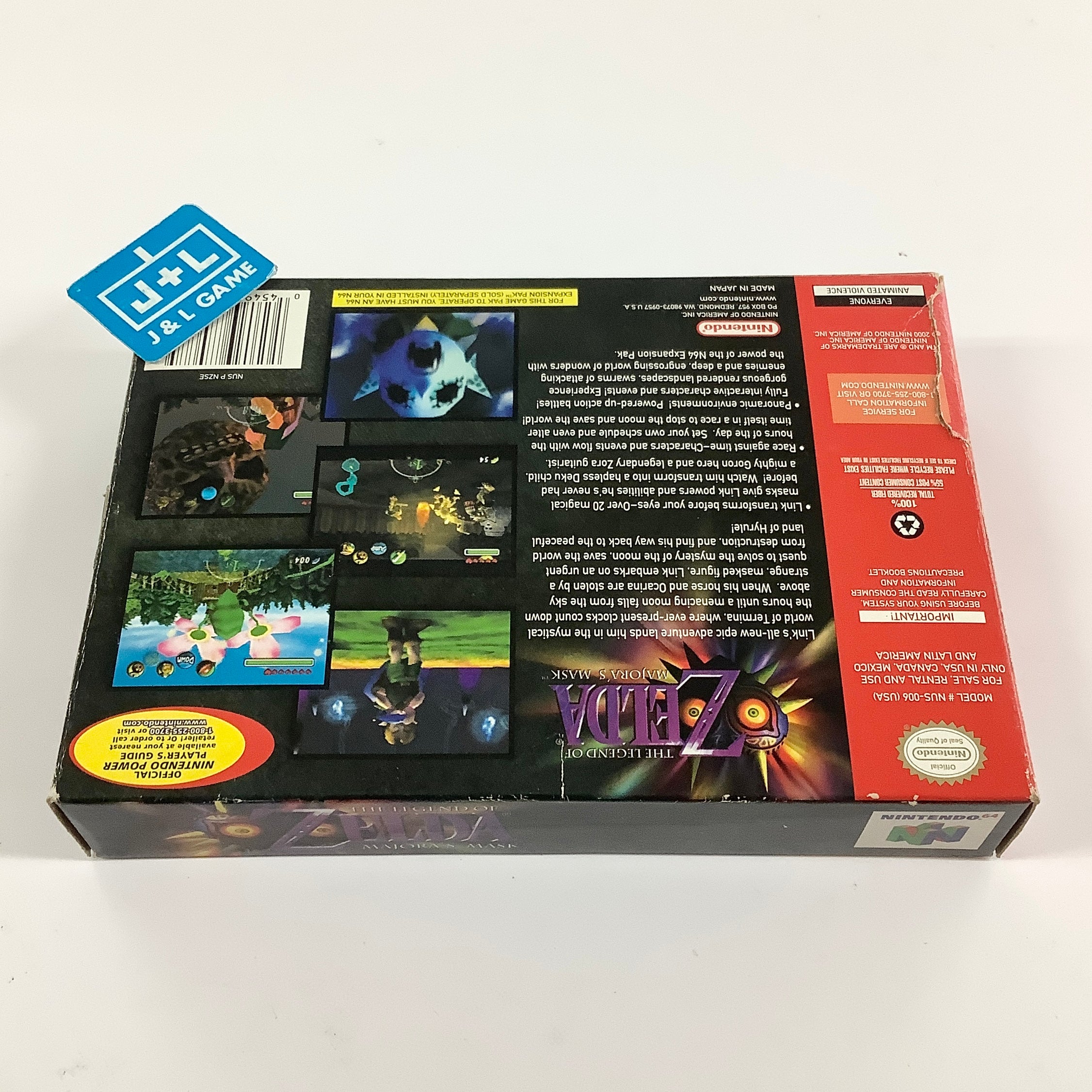 The Legend of Zelda: Majora's Mask Collector's Edition (Hologram 3D Label) - (N64) Nintendo 64 [Pre-Owned] Video Games Nintendo
