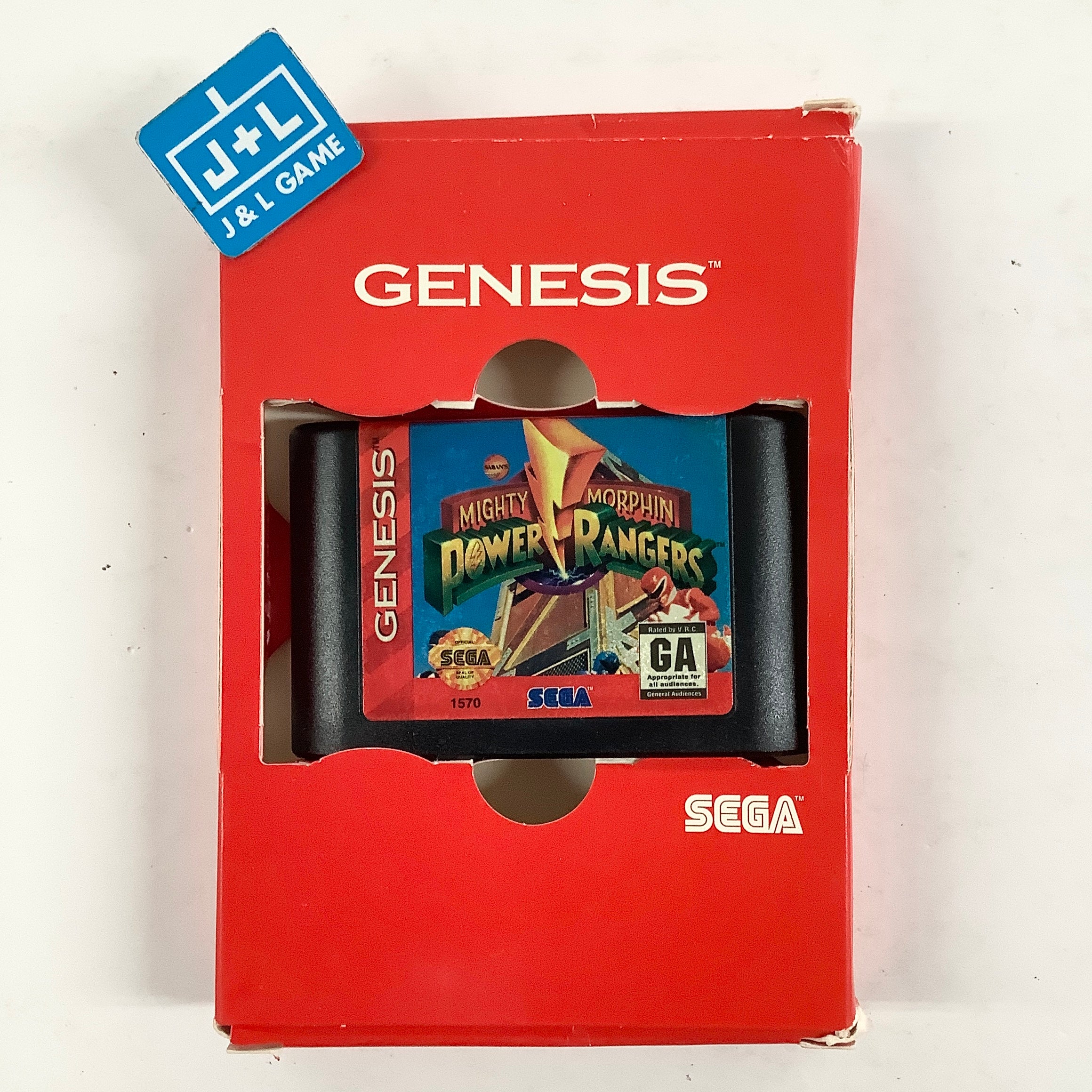Mighty Morphin Power Rangers - (SG) SEGA Genesis [Pre-Owned] Video Games Sega
