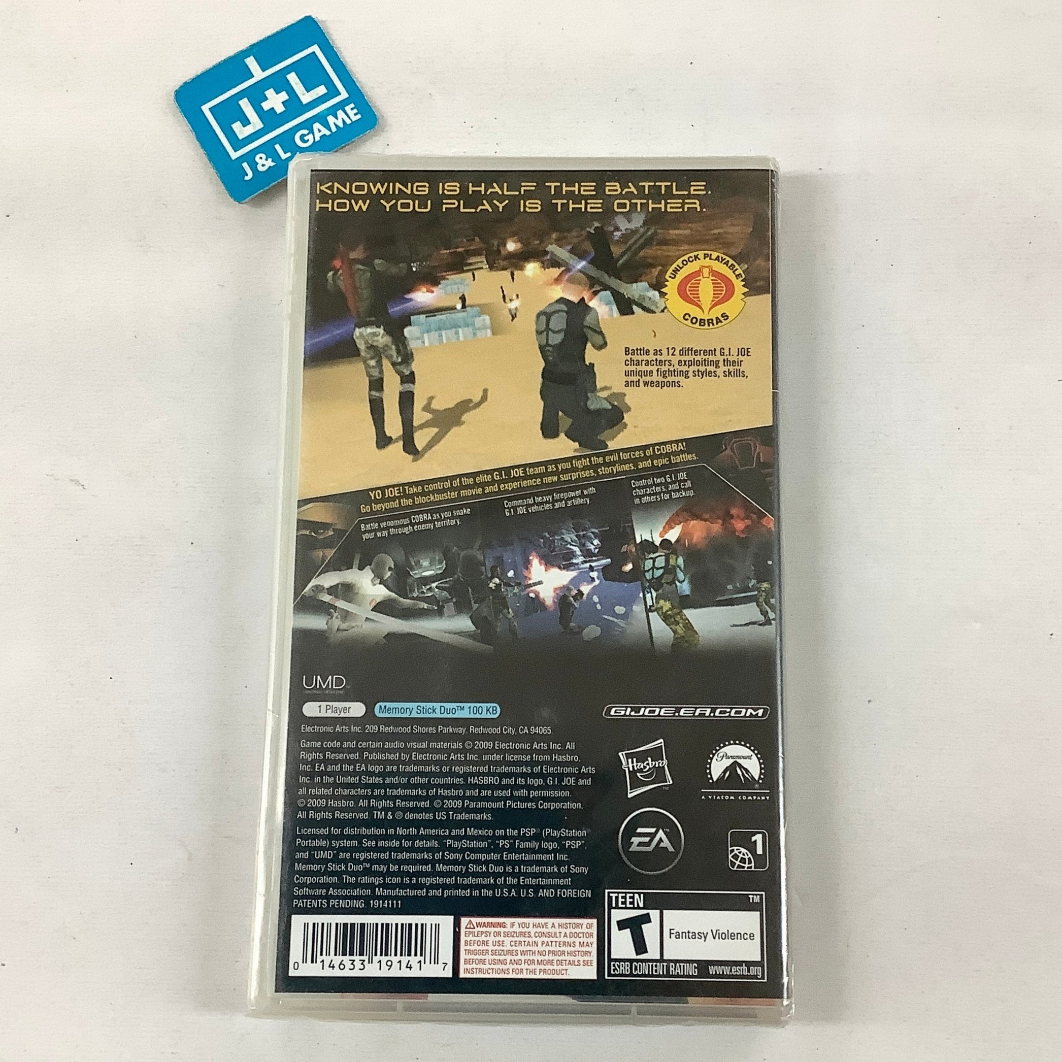 G.I. Joe: The Rise of Cobra - Sony PSP Video Games Electronic Arts