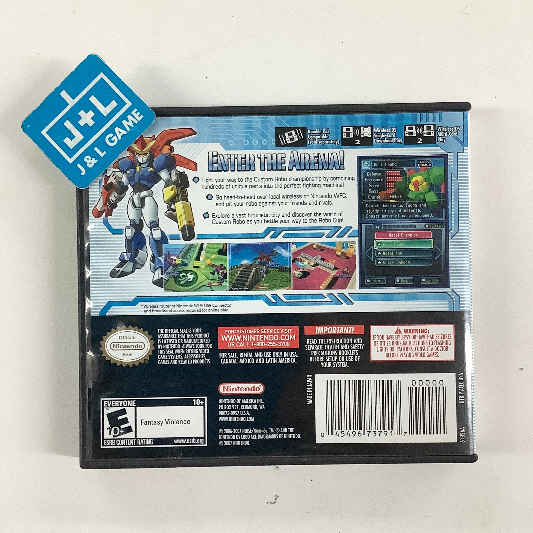 Custom Robo Arena - (NDS) Nintendo DS [Pre-Owned] Video Games Nintendo