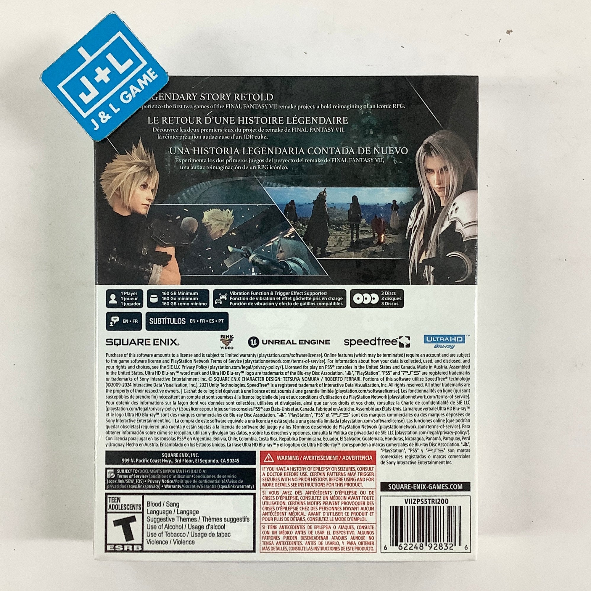 Final Fantasy VII Remake Intergrade & Rebirth (Twin Pack Physical