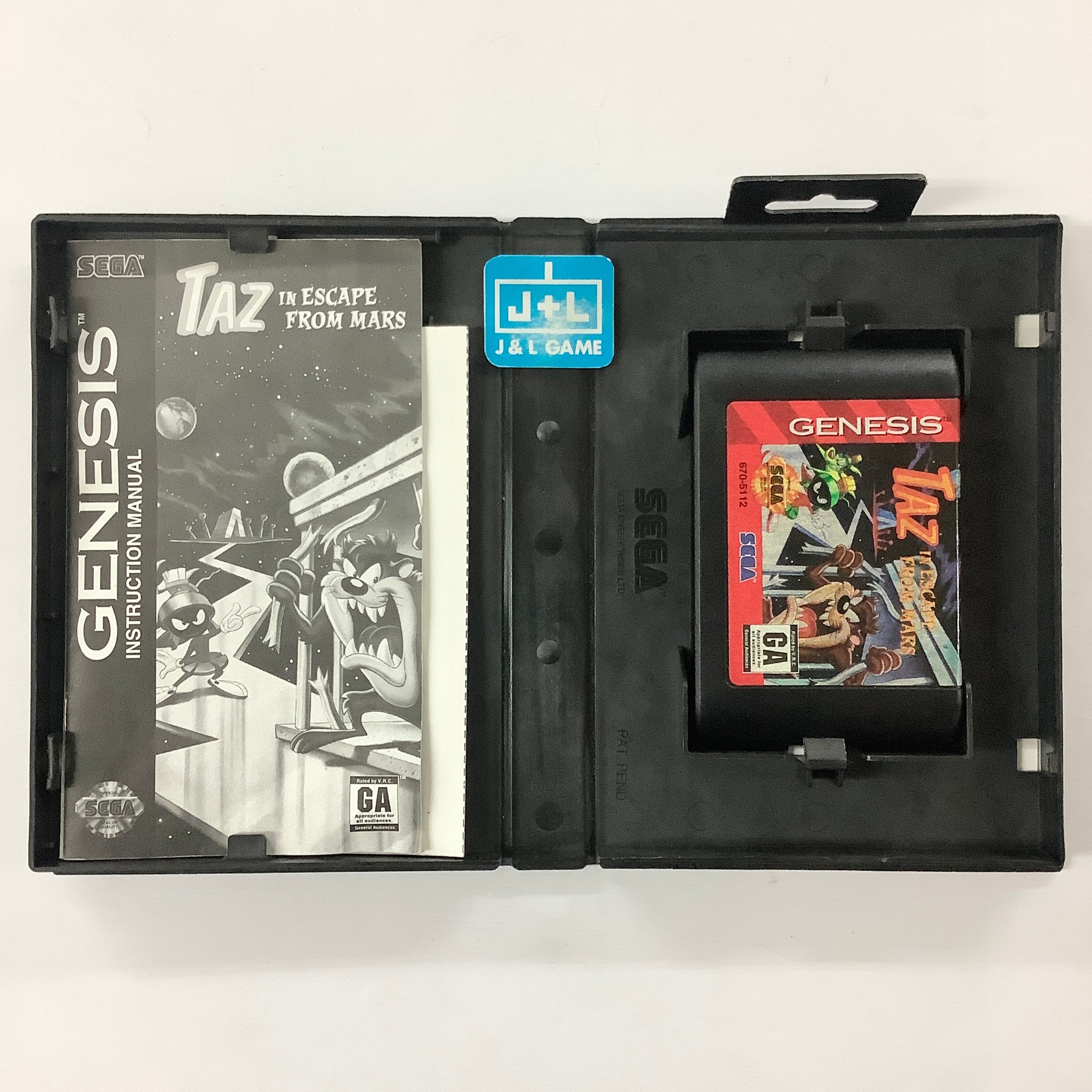 Taz in Escape From Mars - (SG) SEGA Genesis [Pre-Owned] Video Games Sega   