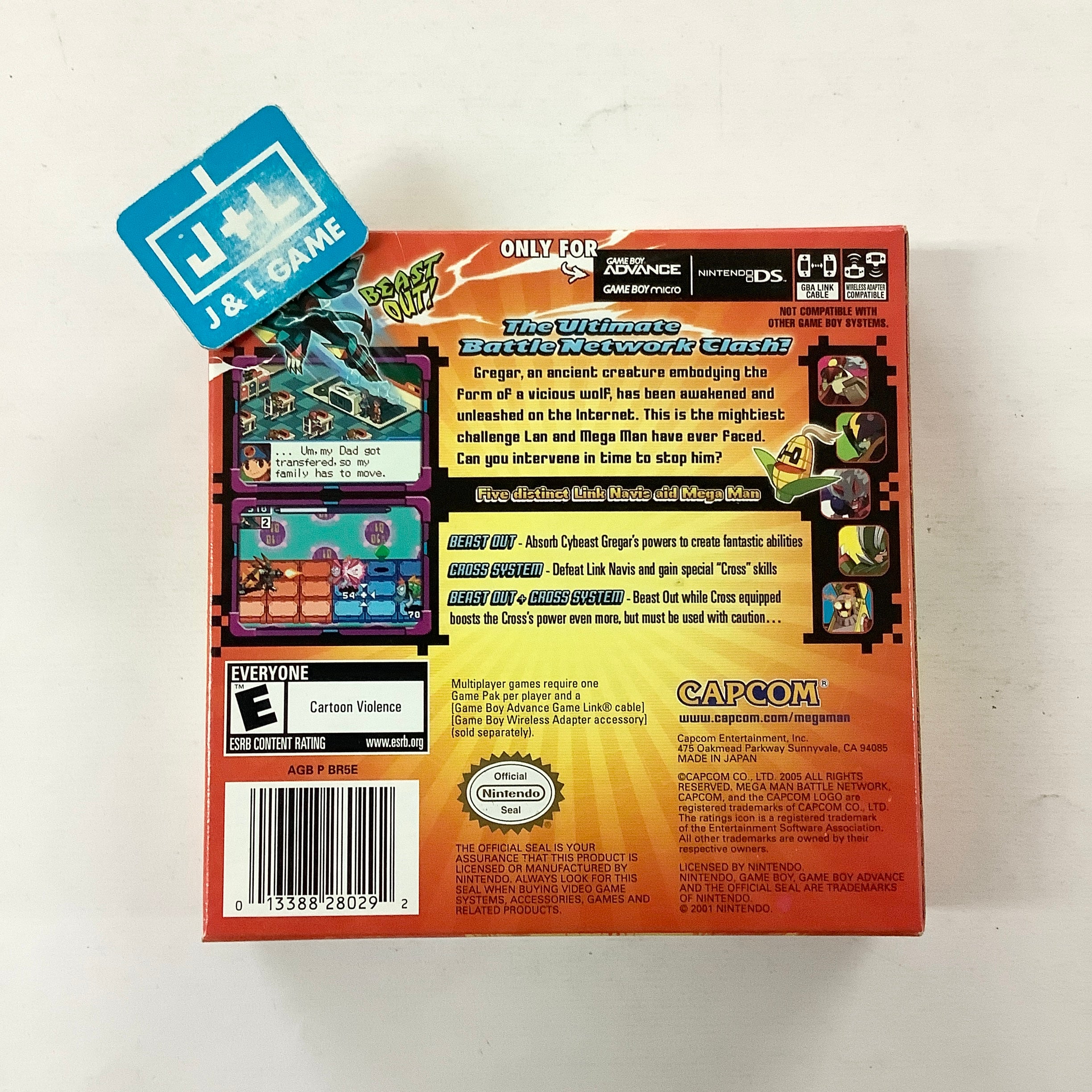 Mega Man Battle Network 6: Cybeast Gregar - (GBA) Game Boy Advance [Pre-Owned] Video Games Capcom   