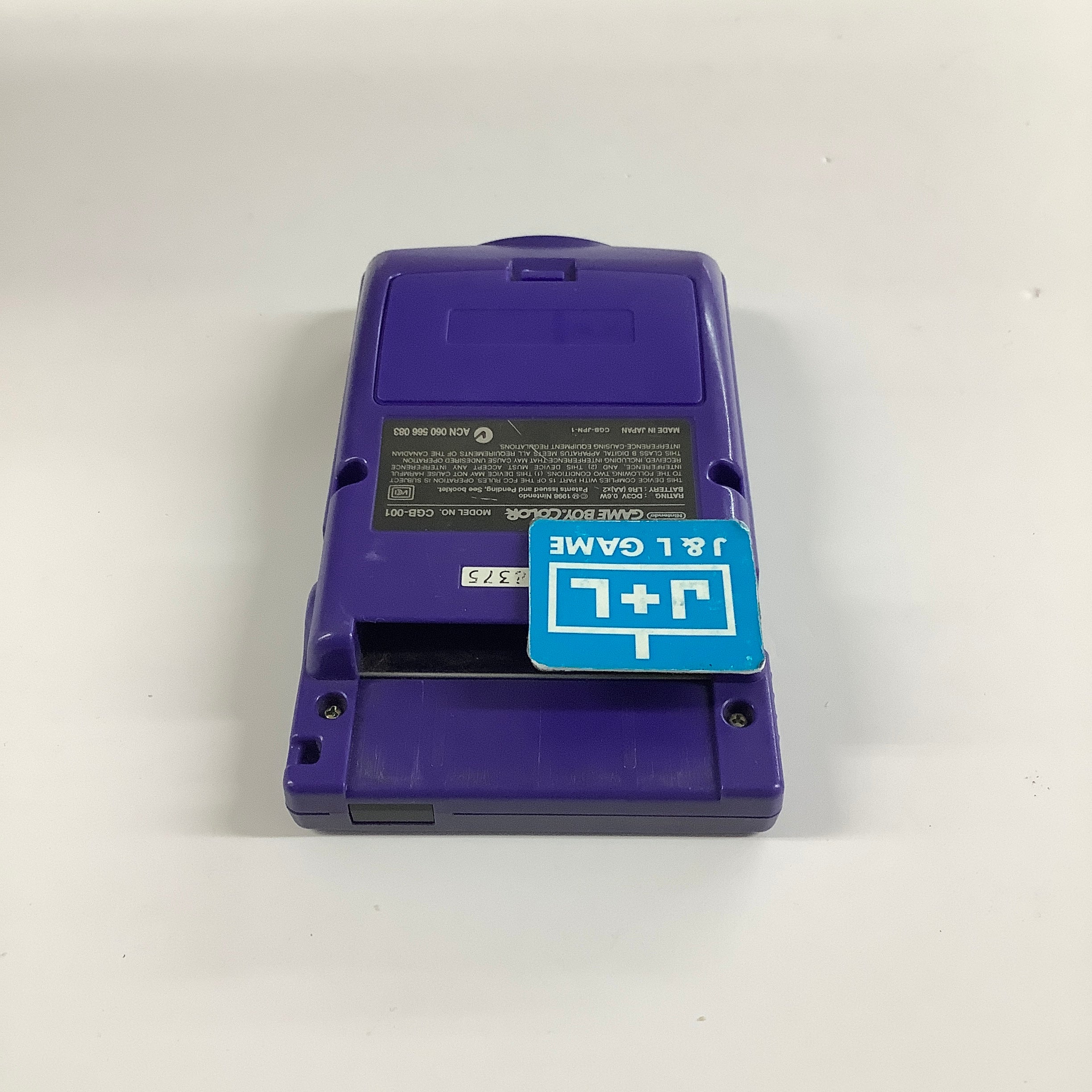 Nintendo Game Boy Color Console (Grape) - (GBC) Game Boy Color [Pre-Owned] Consoles Nintendo