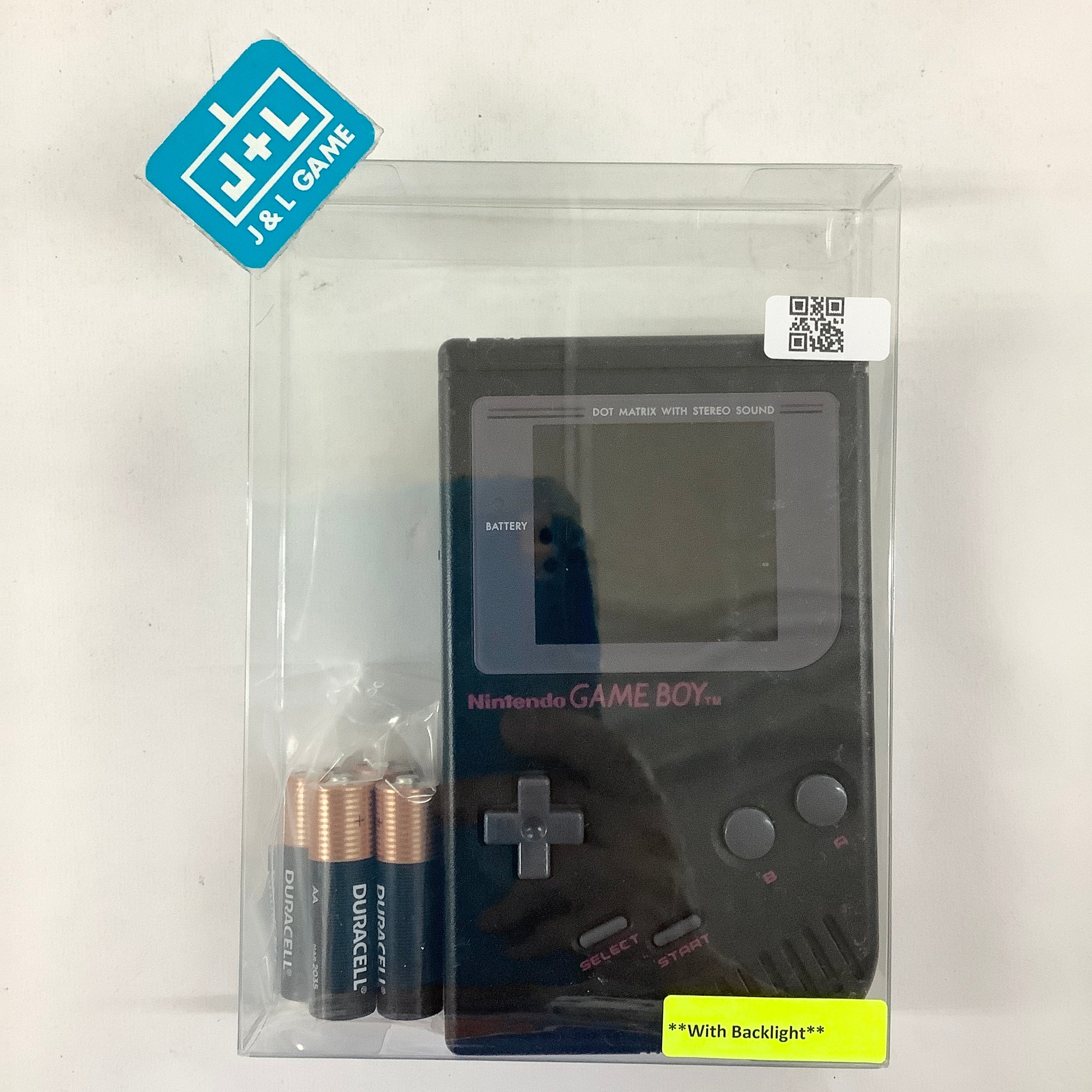 Nintendo Game Boy (Deep Black With Backlight) - (GB) Game Boy [Pre-Owned]