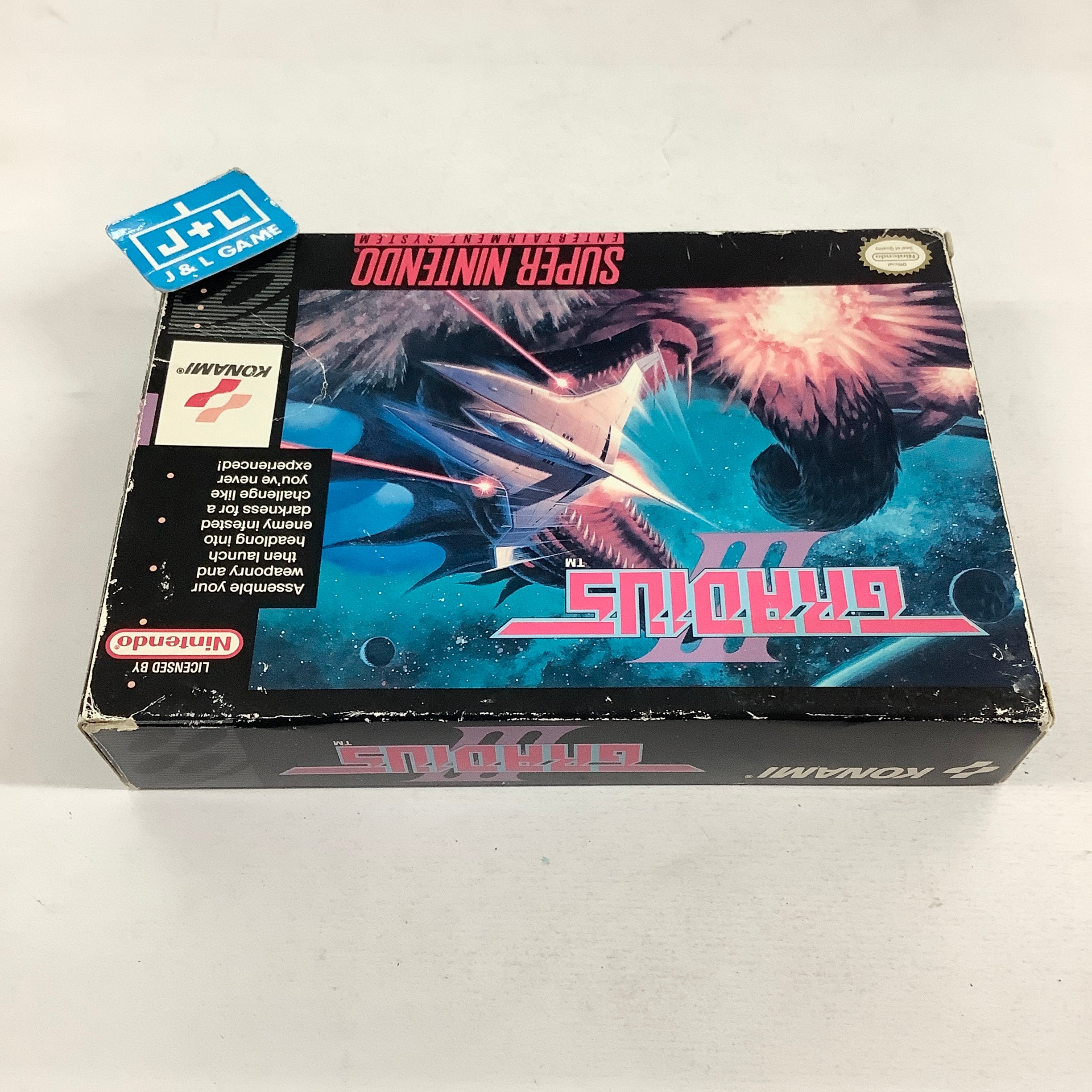 Gradius III - (SNES) Super Nintendo [Pre-Owned] Video Games Konami