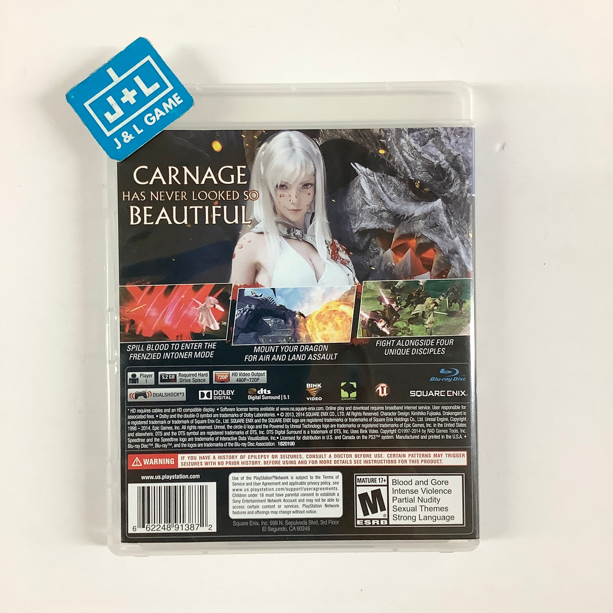 Drakengard 3 - (PS3) PlayStation 3 [Pre-Owned] Video Games Square Enix
