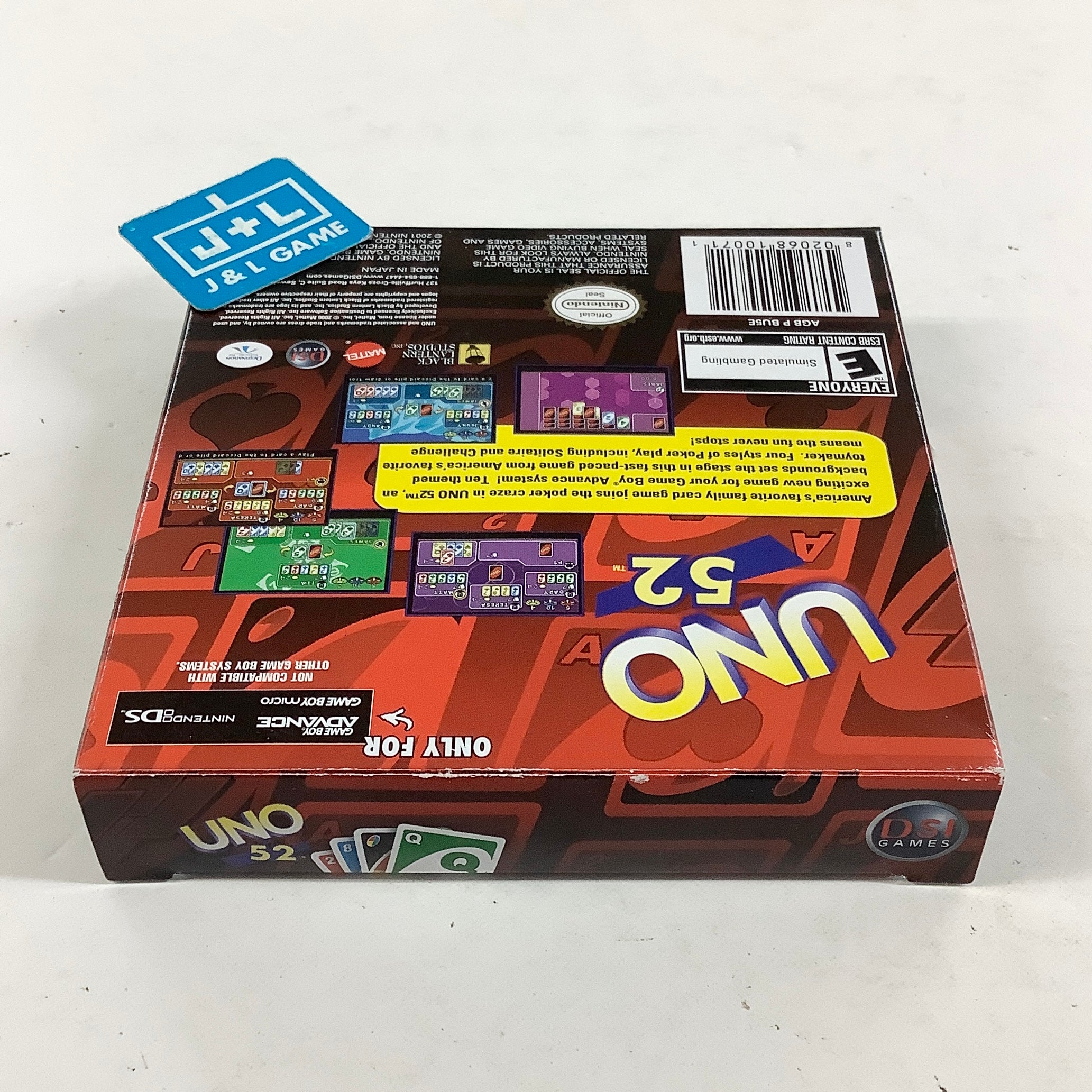 Uno 52 - (GBA) Game Boy Advance [Pre-Owned]