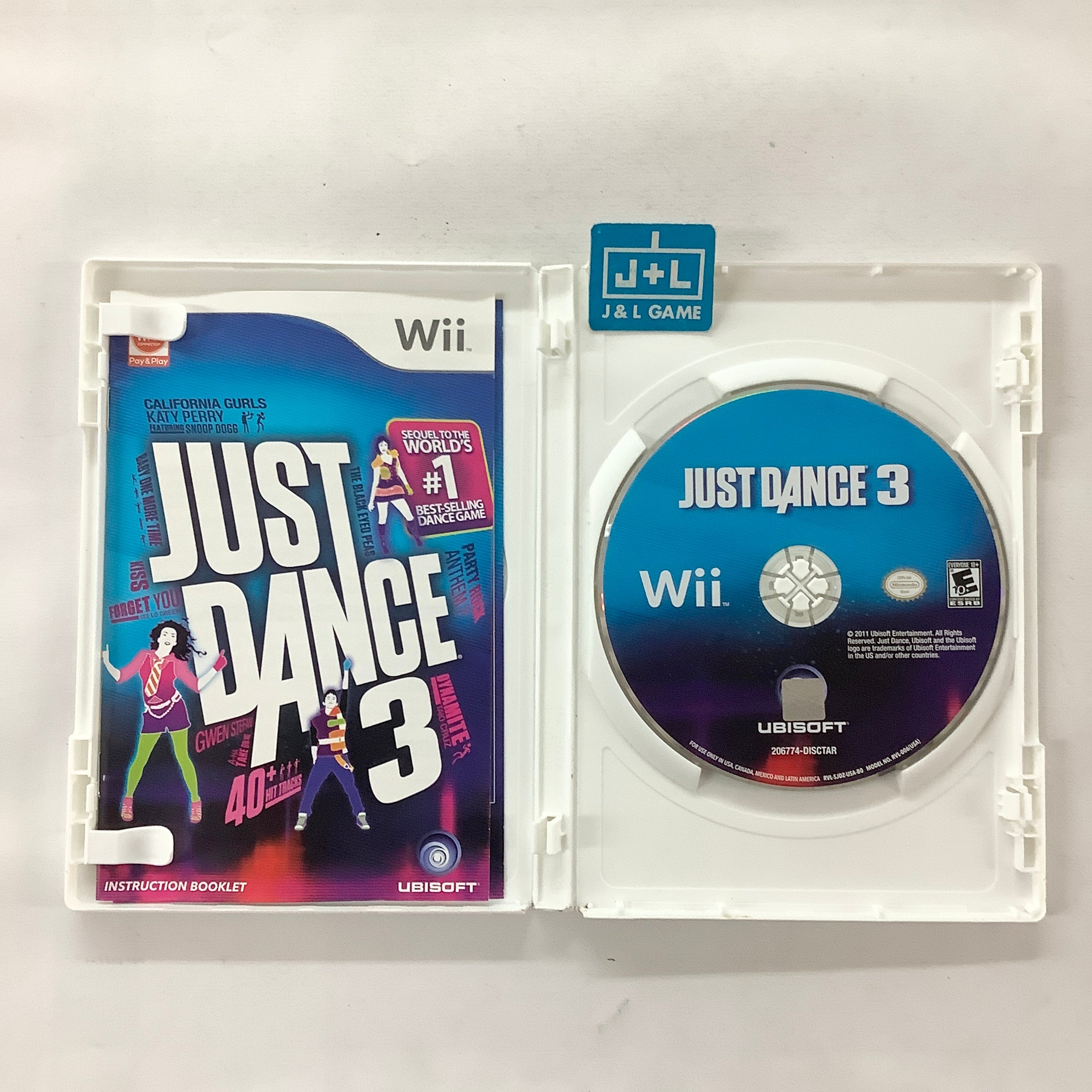 Just Dance 3 - Nintendo Wii [Pre-Owned] Video Games Ubisoft