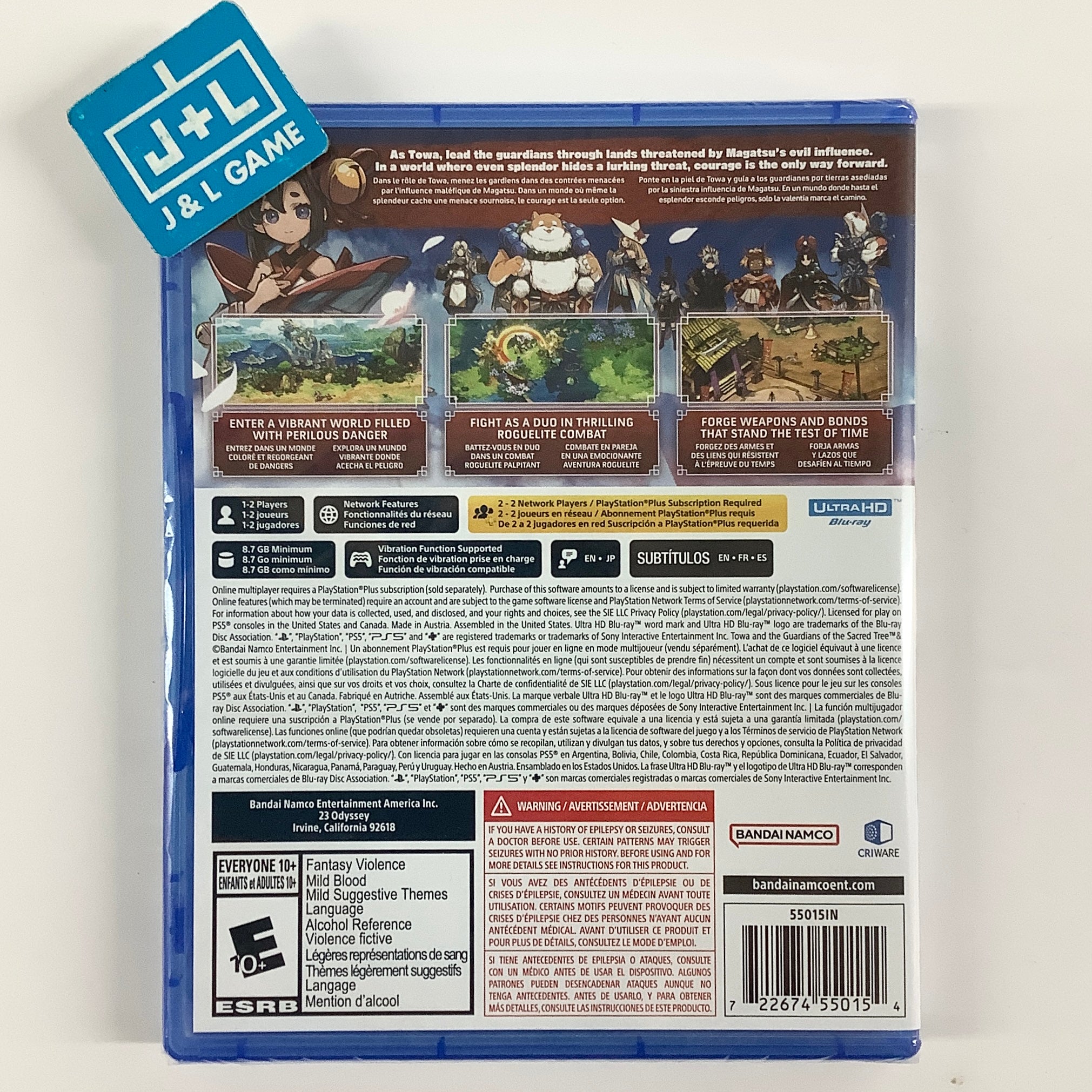 Towa and the Guardians of the Sacred Tree - (PS5) Playstation 5 Video Games Bandai Namco