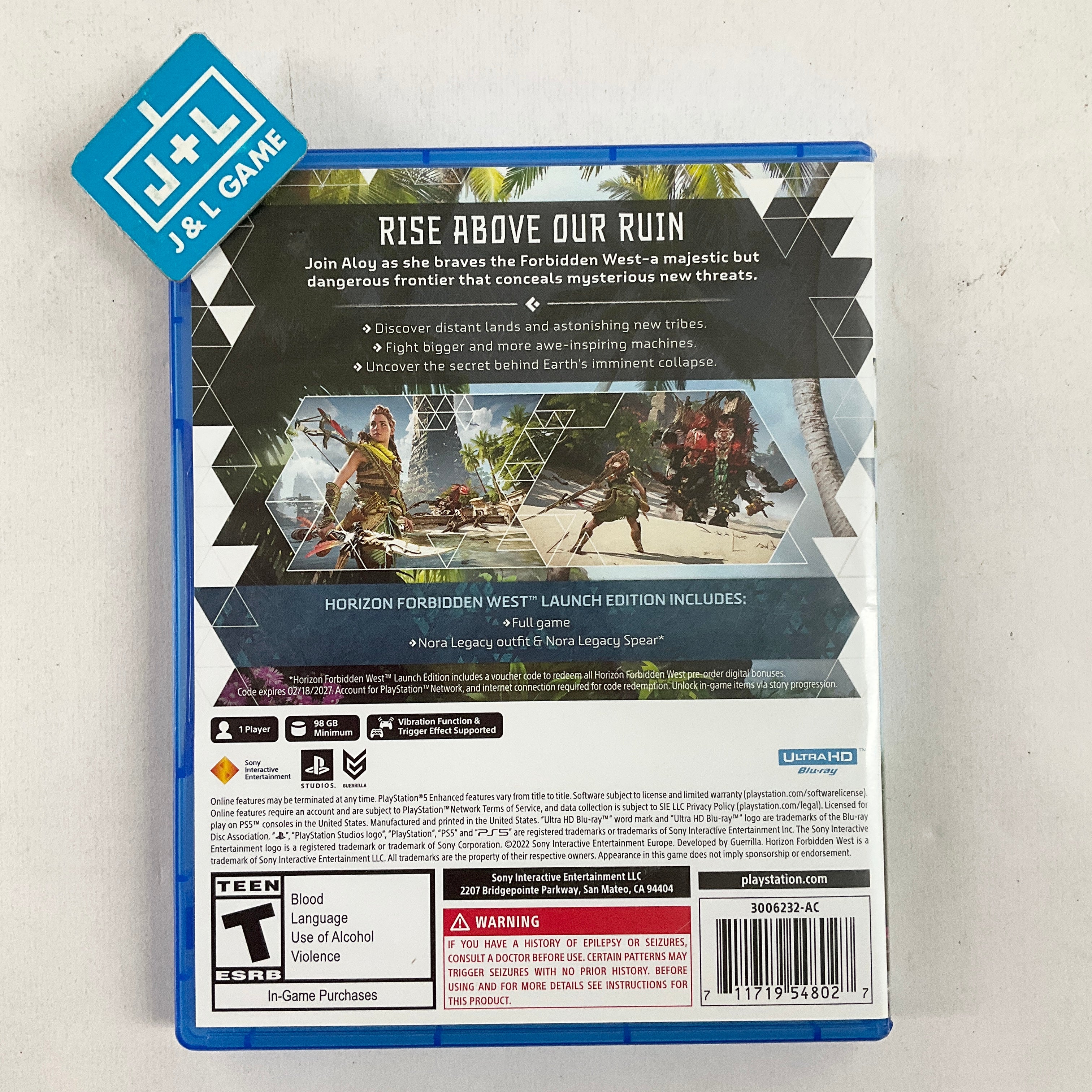 Horizon Forbidden West Launch Edition - (PS5) PlayStation 5 [Pre-Owned] Video Games PlayStation Studios