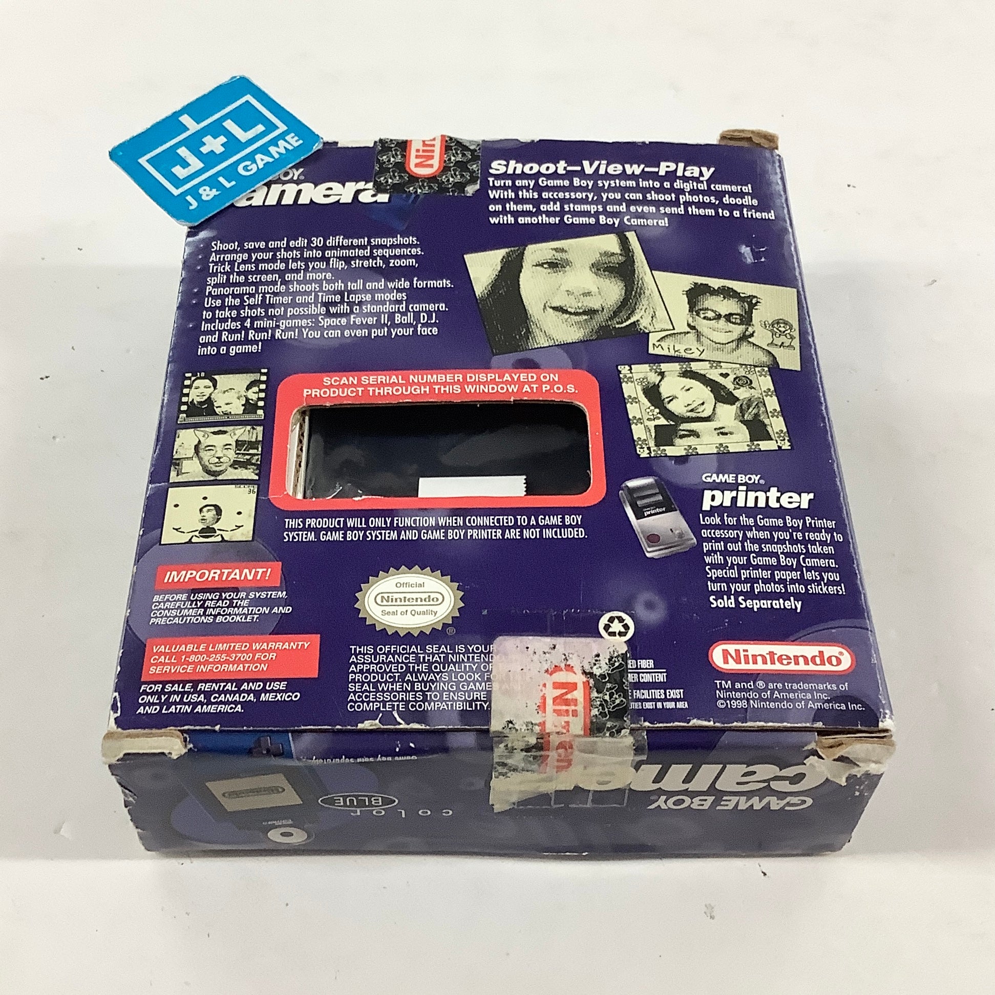 Nintendo Game Boy Camera (Blue) - (GB) Game Boy [Pre-Owned] Accessories Nintendo