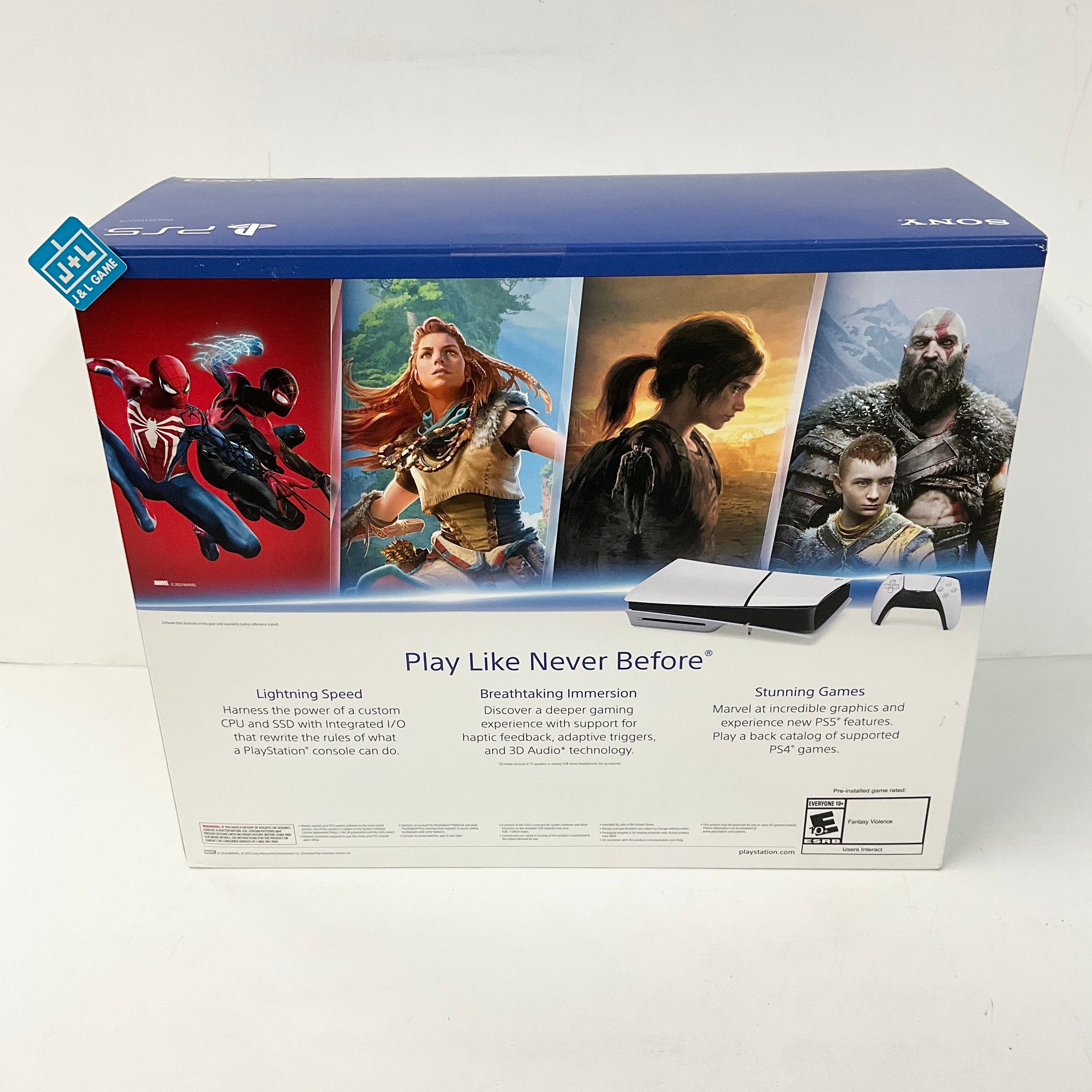 SONY PlayStation 5 Console Slim Disc Edition 1 TB (Model CFI-2015