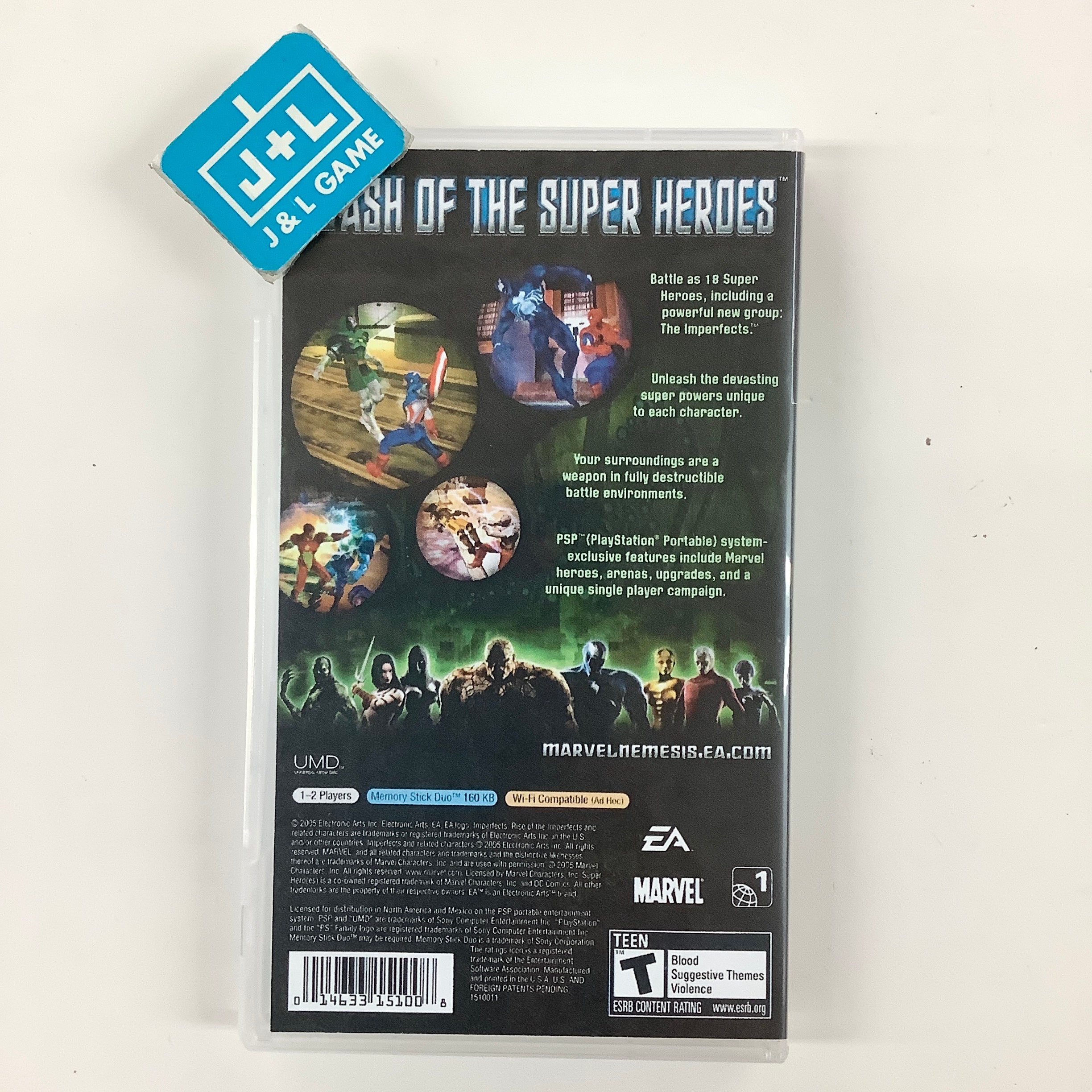 Marvel Nemesis: Rise of the Imperfects - Sony PSP [Pre-Owned] Video Games EA Games