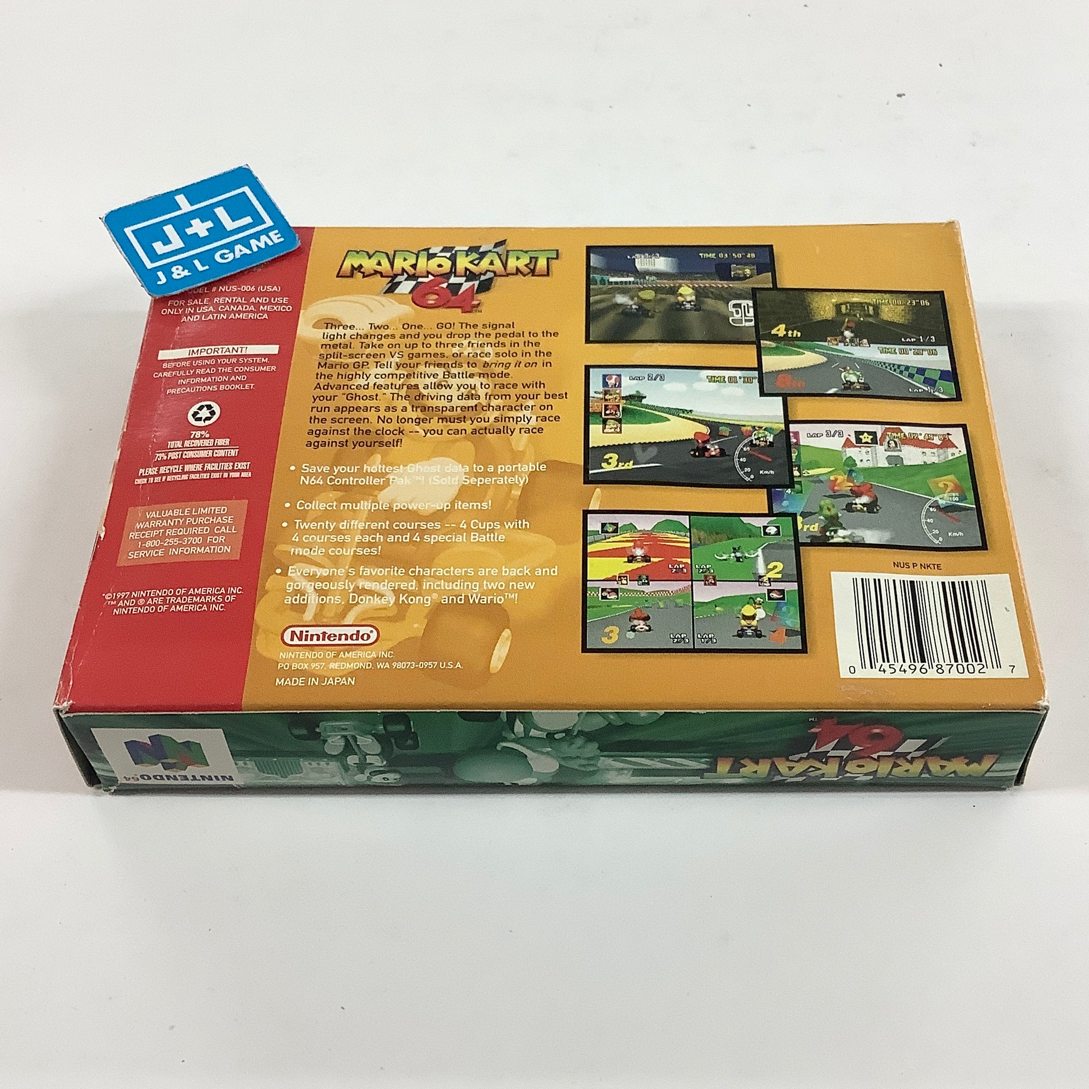 Mario Kart 64 - (N64) Nintendo 64 [Pre-Owned] Video Games Nintendo