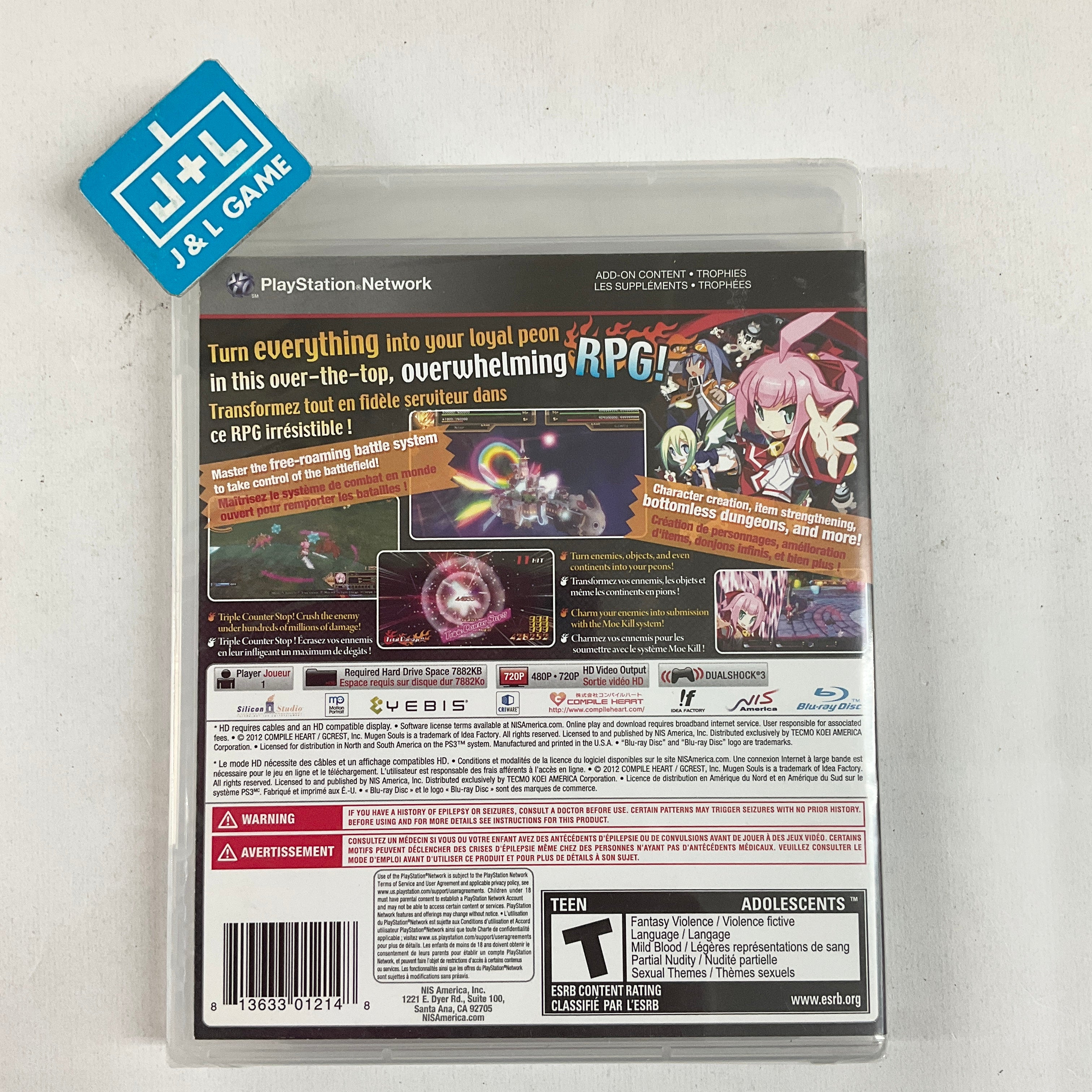 Mugen Souls - (PS3) PlayStation 3 Video Games NIS America