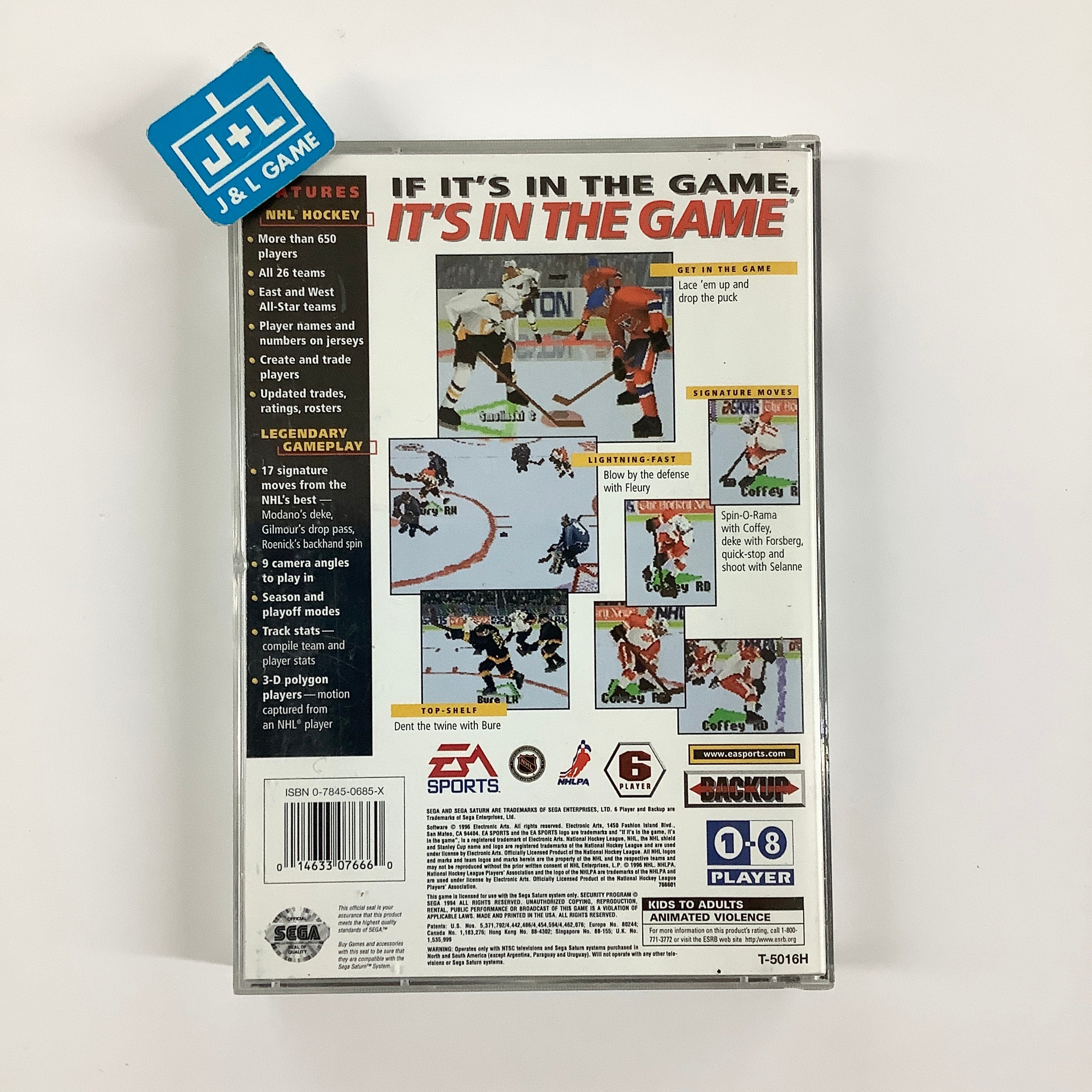 NHL 97 - (SS) SEGA Saturn [Pre-Owned] Video Games Electronic Arts