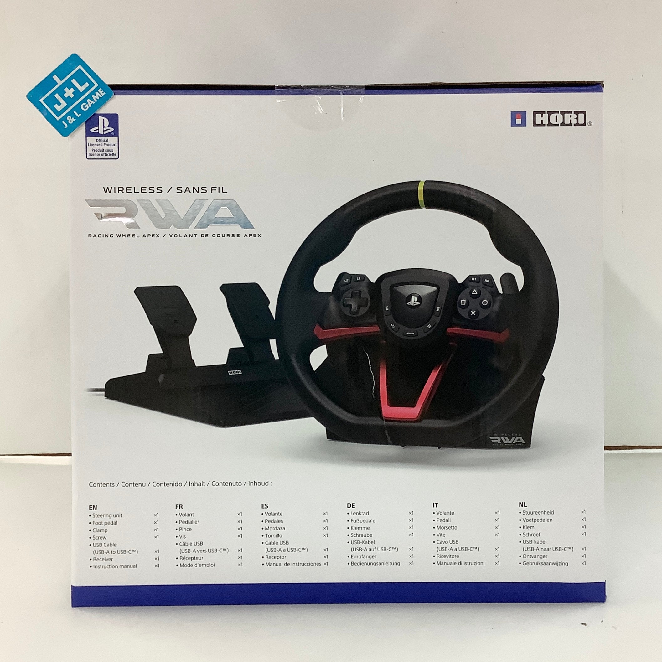 HORI PlayStation 5 Wireless Racing Wheel Apex - (PS5) PlayStation 5