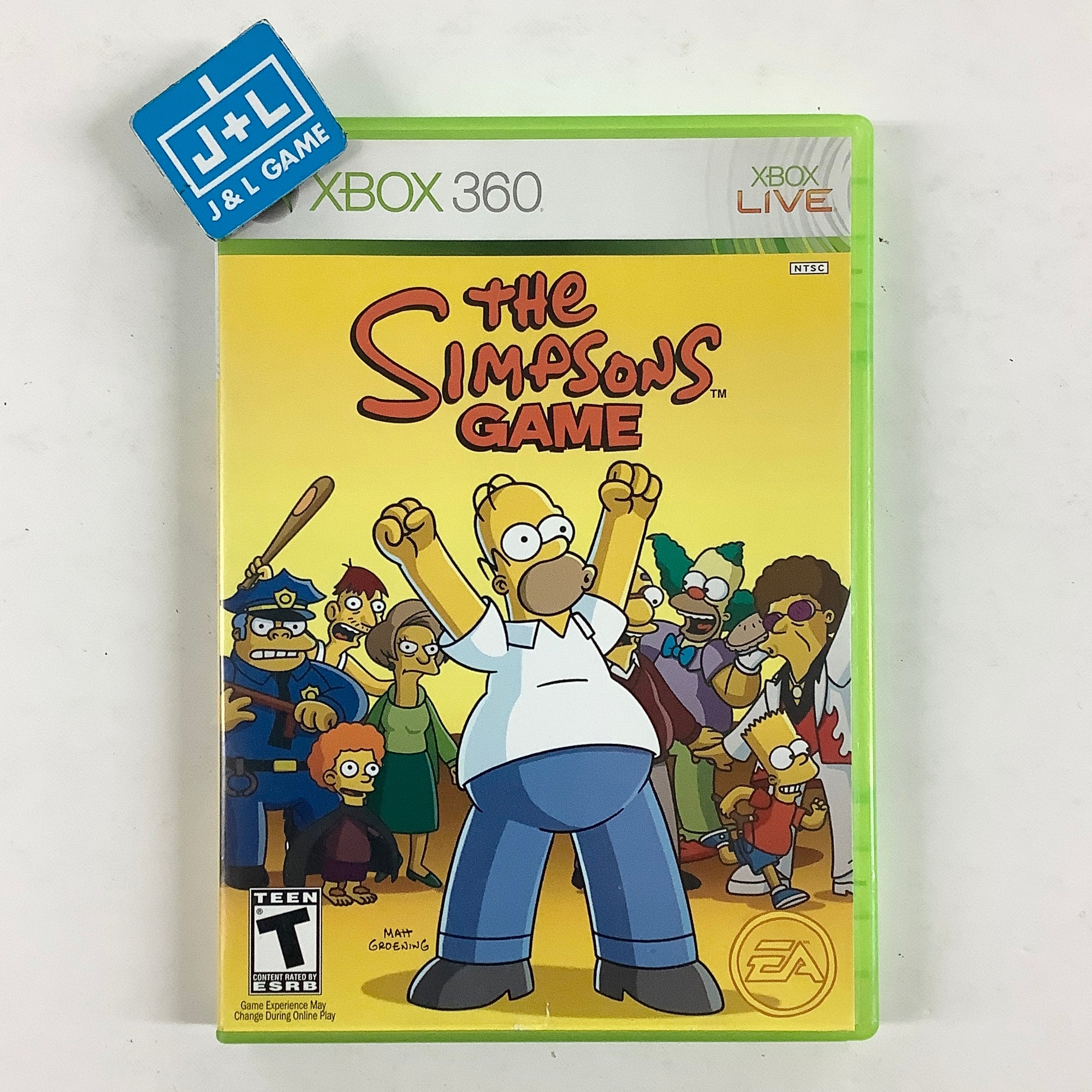 The Simpsons Game (Gamestop Exclusive) - Xbox 360 [Pre-Owned] Video Games EA Games